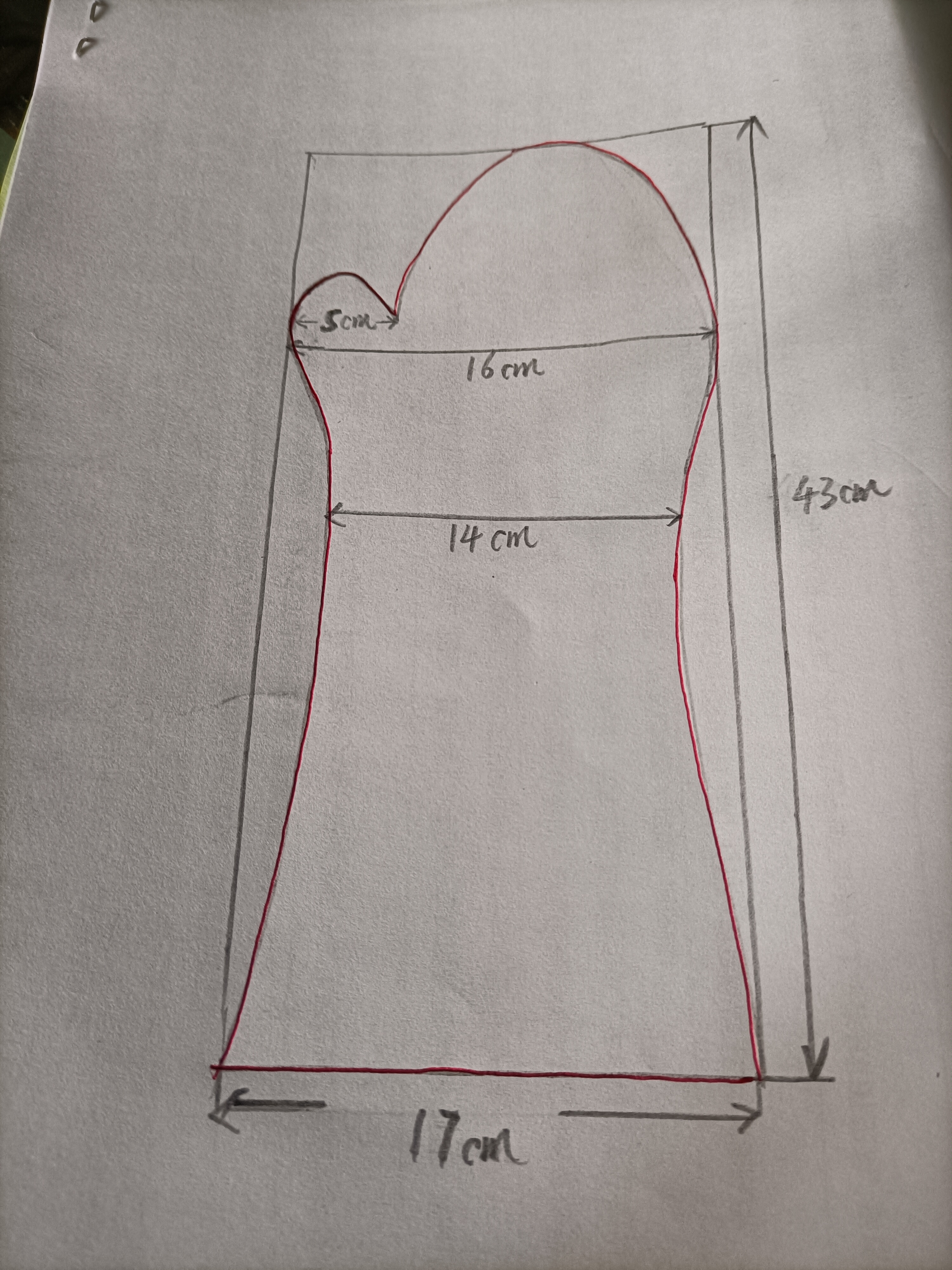 手套打版裁剪图图片