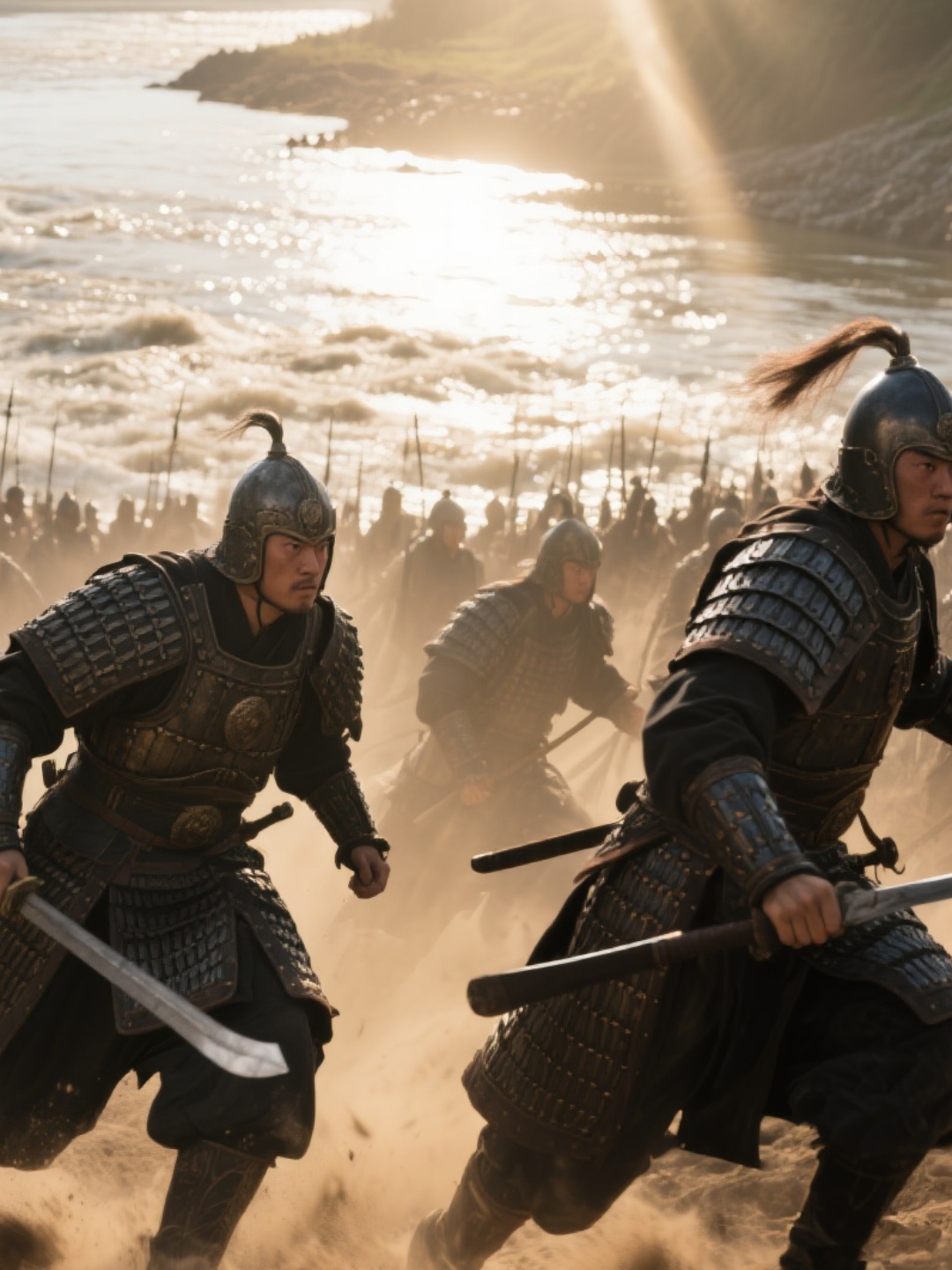 他率万余汉军背水列阵,赵军笑其不知兵法