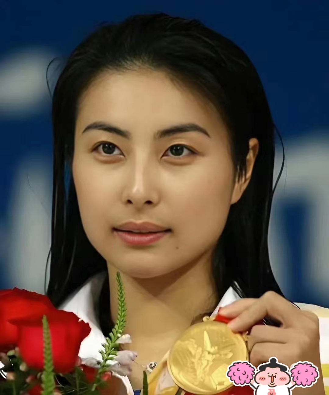跳水女皇郭晶晶,不仅拥有精致的五官,更具备强大的内心和自信的气质.