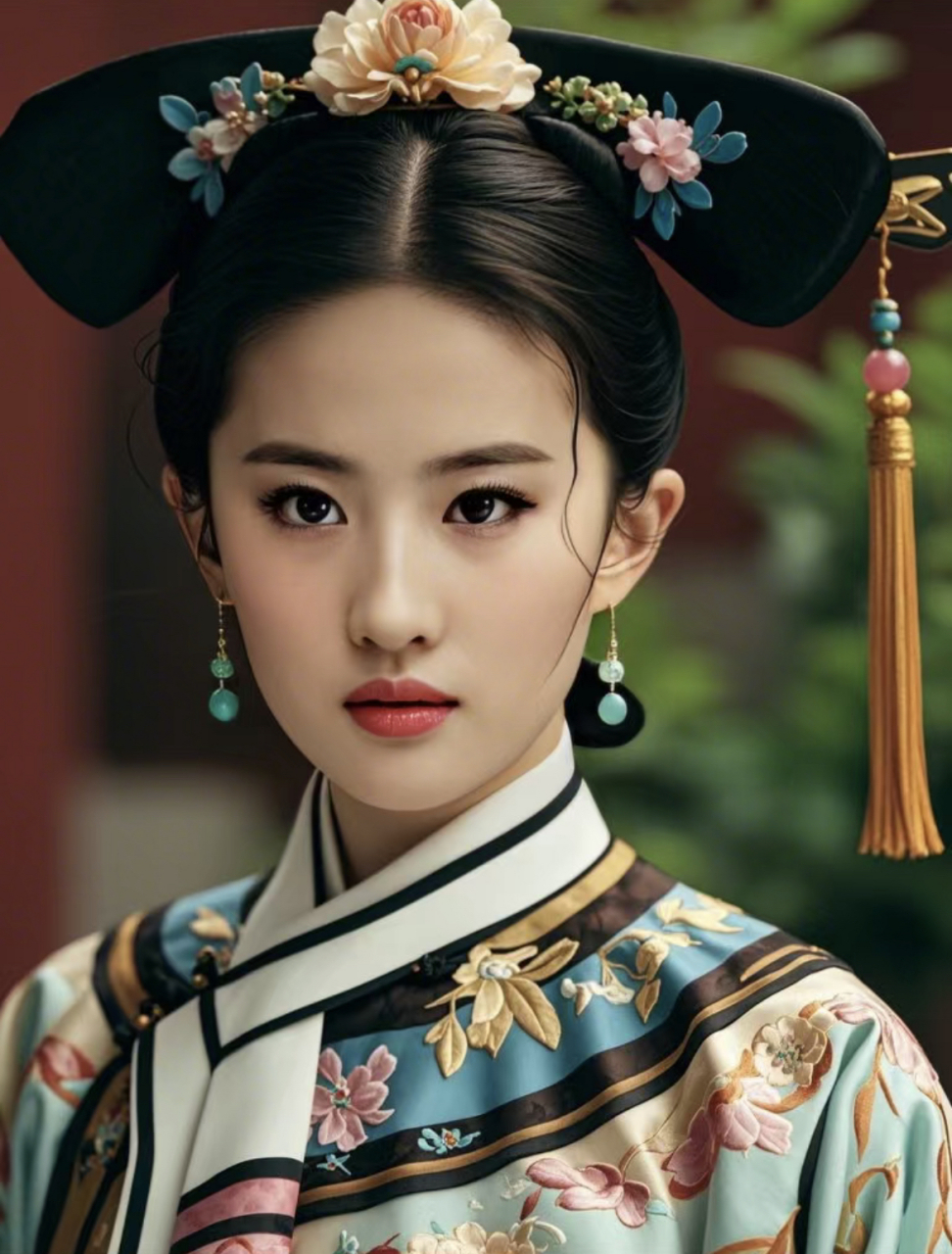 气质超群又这么美,刘亦菲不去演一部清宫戏真是太可惜了,不过她确实