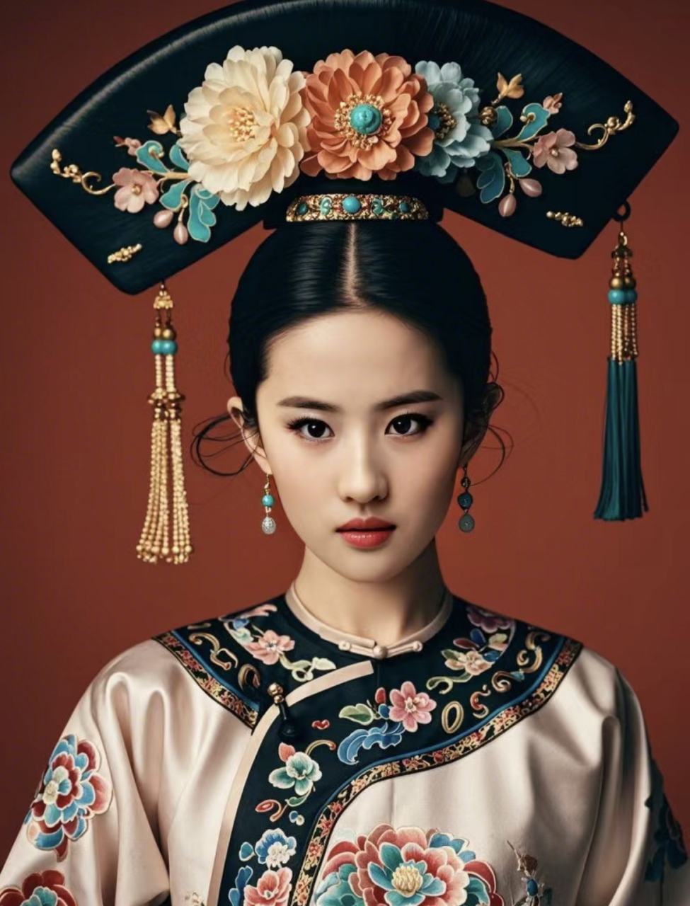 气质超群又这么美,刘亦菲不去演一部清宫戏真是太可惜了,不过她确实