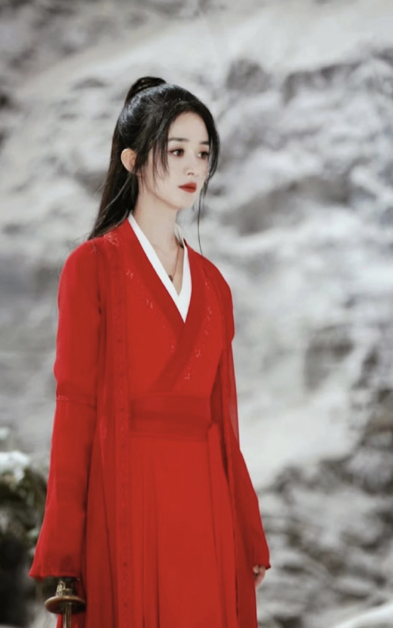 女演员红衣造型盘点,谁是你心中最美的古装红衣女神? #动态连更挑战