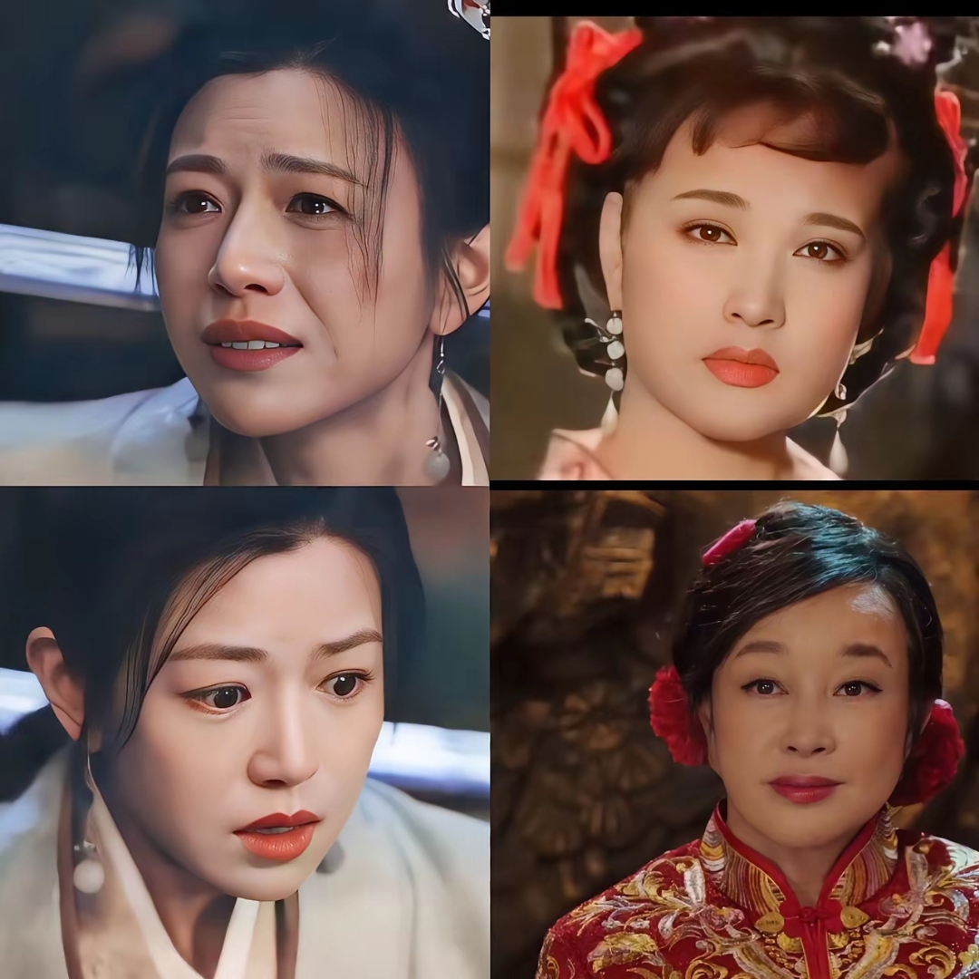 左边是陈妍希,右边是刘晓庆