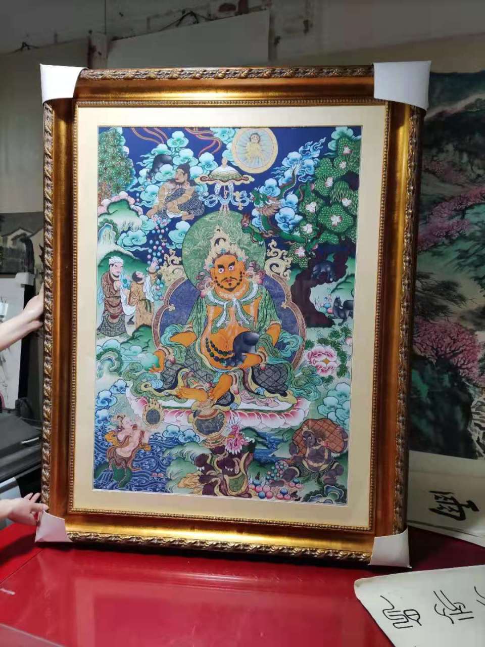 南京裱画制框,南京唐卡装裱 南京裱字画 南京唐卡装裱,详情百度地图