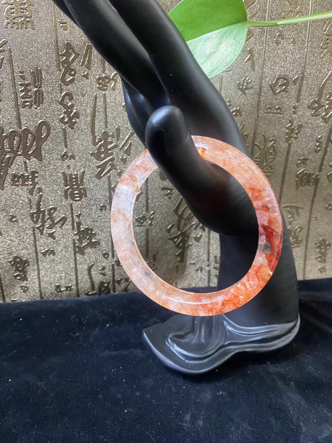 红胶花手镯,开年迎紫离火运