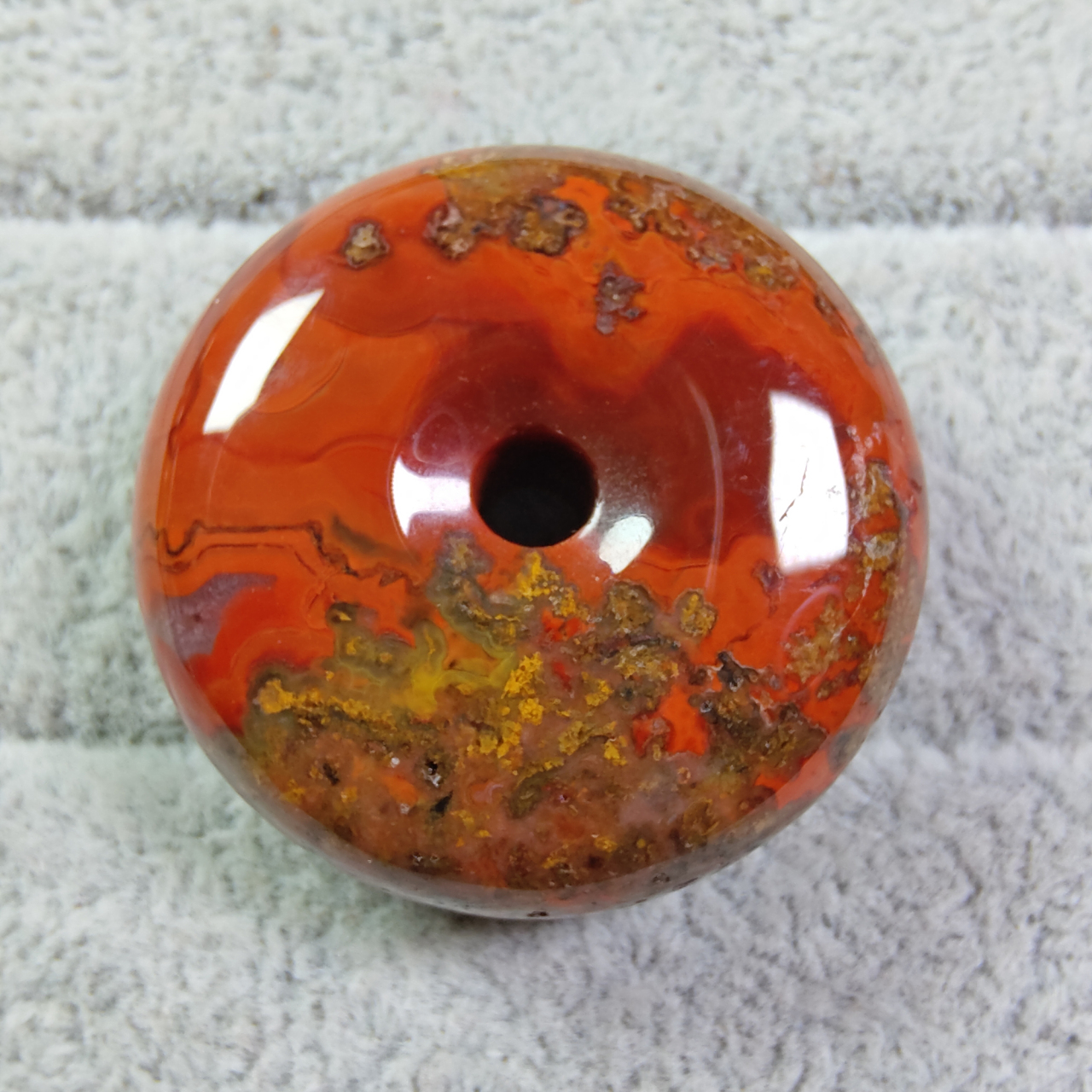 战国红玛瑙,硬度6.