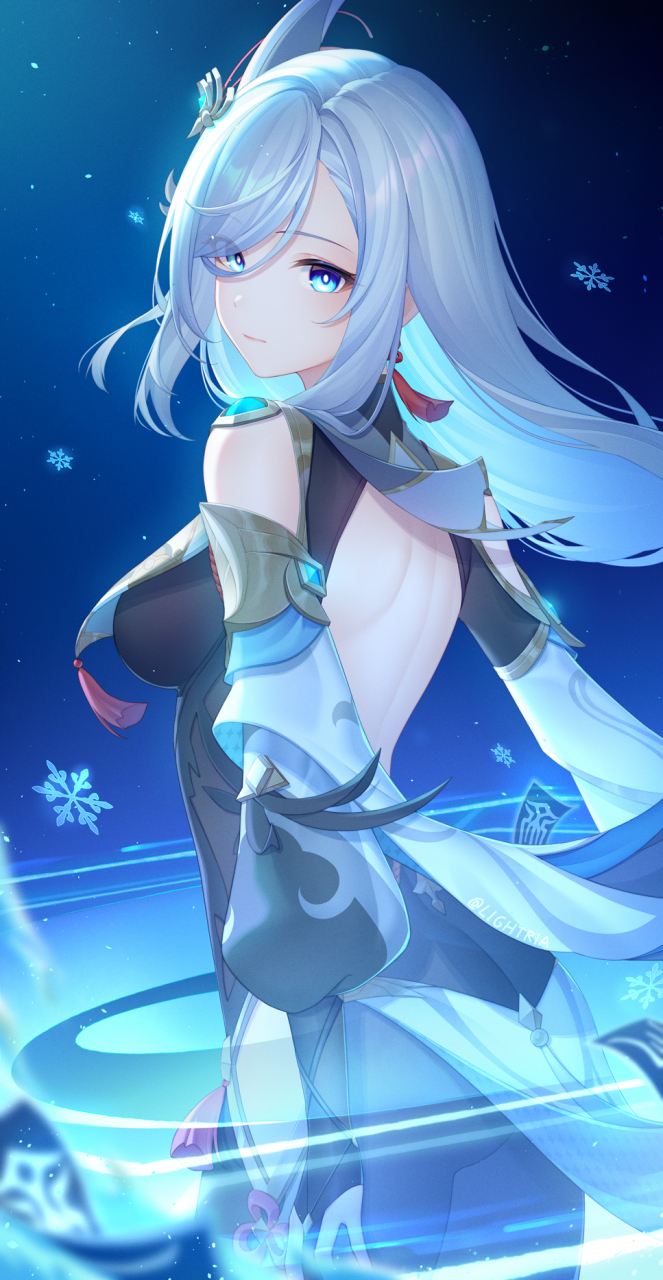 申鹤(原神) 画师:lightria id:111707773#二次元# #二次元动漫美图