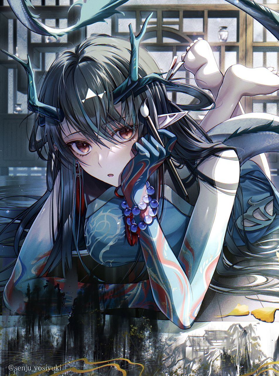 夕(明日方舟) 画师:千寿吉幸 id: 112385449#二次元