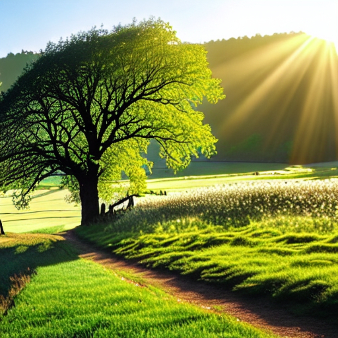 阳光正好 "阳光和树影的协奏曲🍃☀️,我在这里,静静地感受着