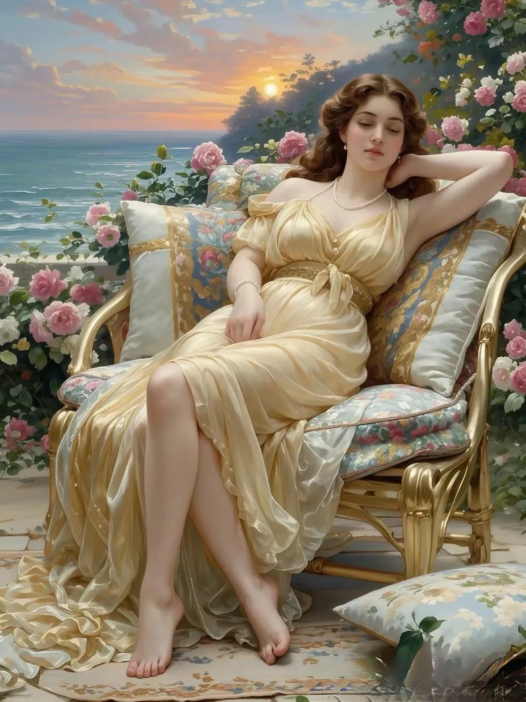 让我们女性油画作品欣赏女性油画大全欣赏唯美主义世界油画作品欣赏