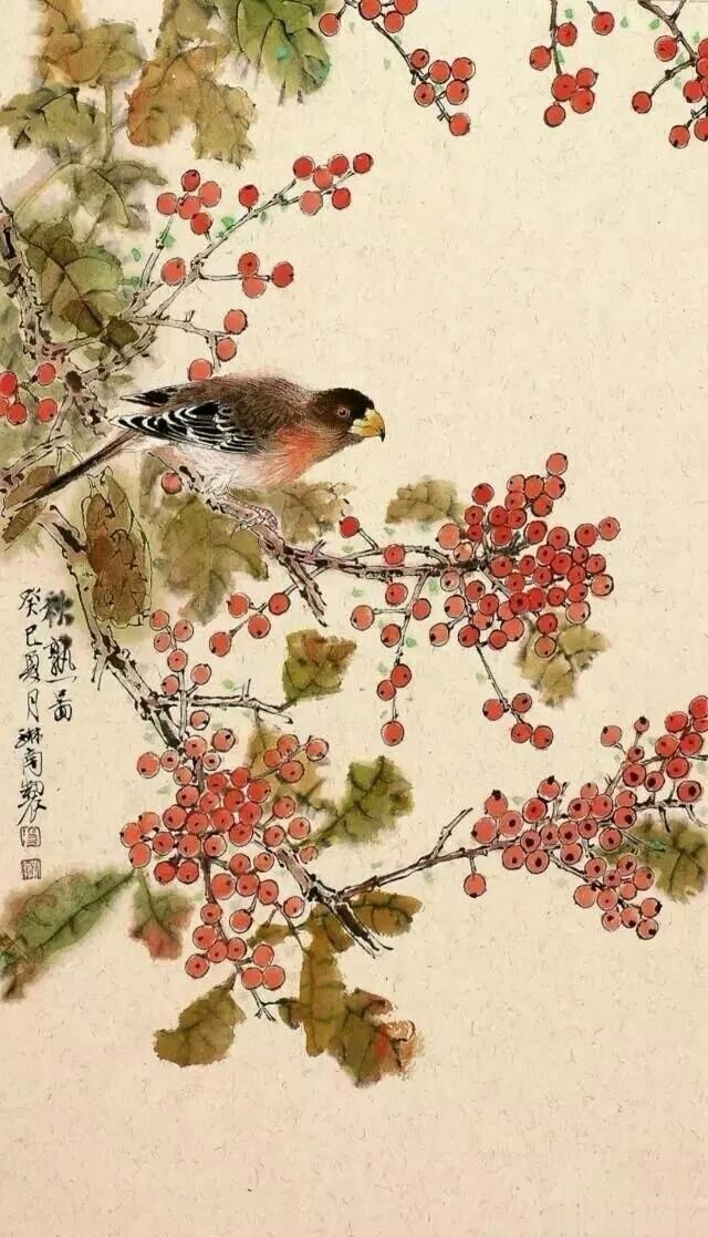 集名家书画 汤琳南国画作品,欣赏之余真能感受到生动趣味