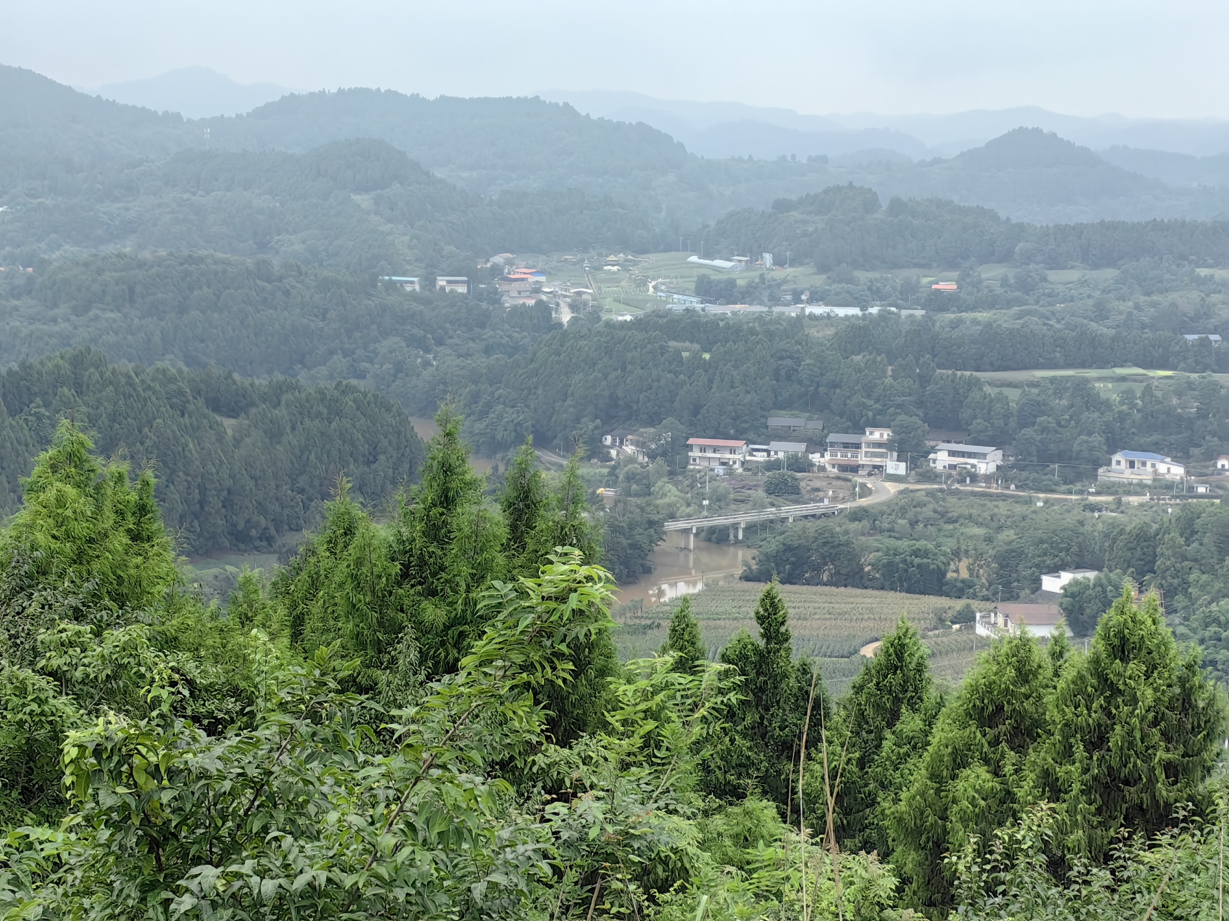 四川盆地真实图片