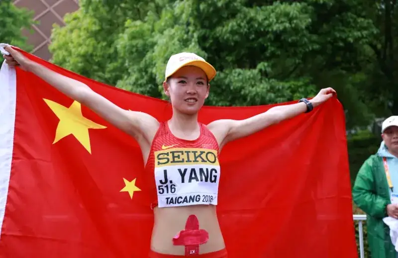 今天的女子20公里竞走决赛中,咱们的杨家玉,刘虹,马振霞参赛