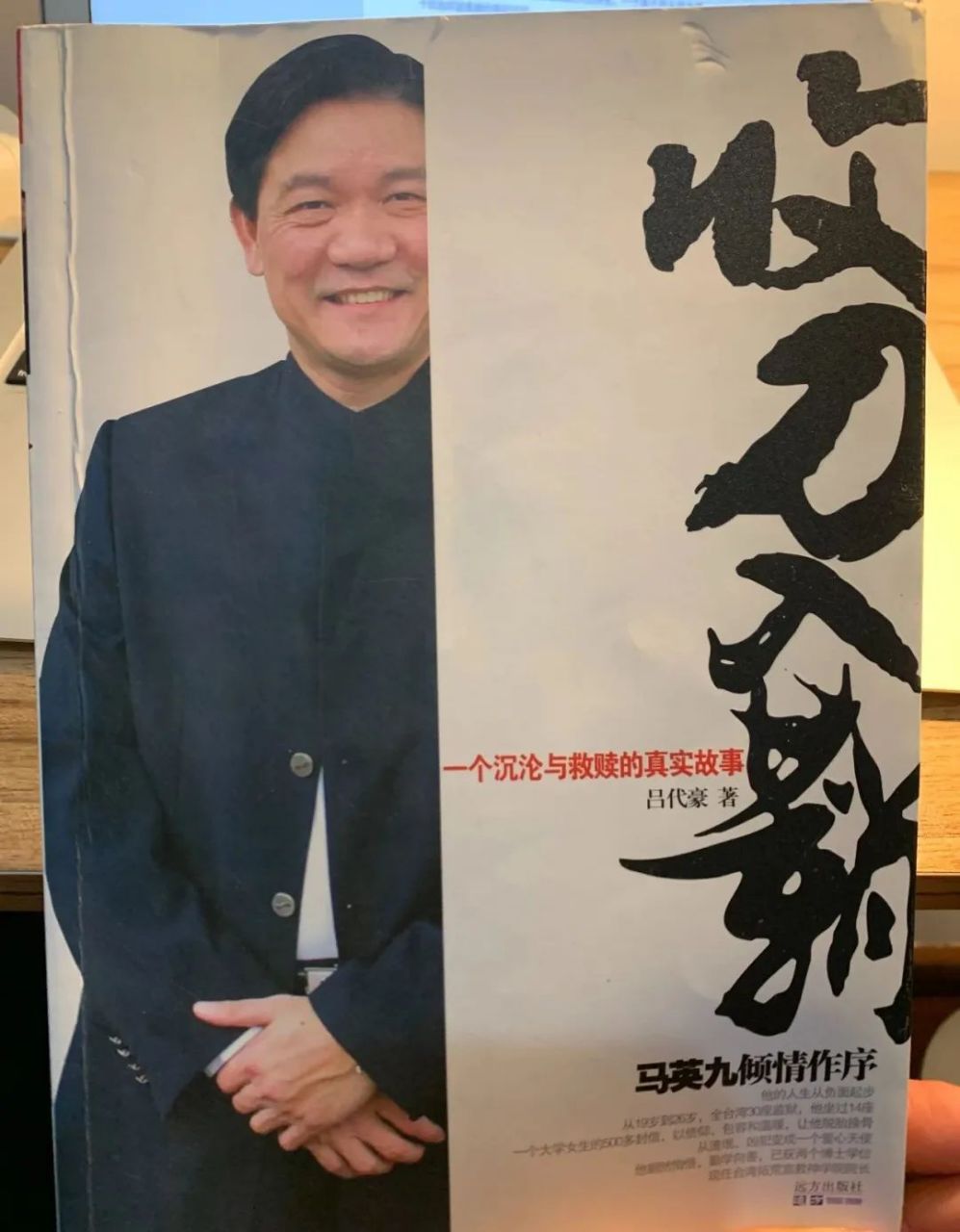 吕代豪,凤凰卫视《鲁豫有约》访谈过他,知道他从黑帮成员,成为哲学