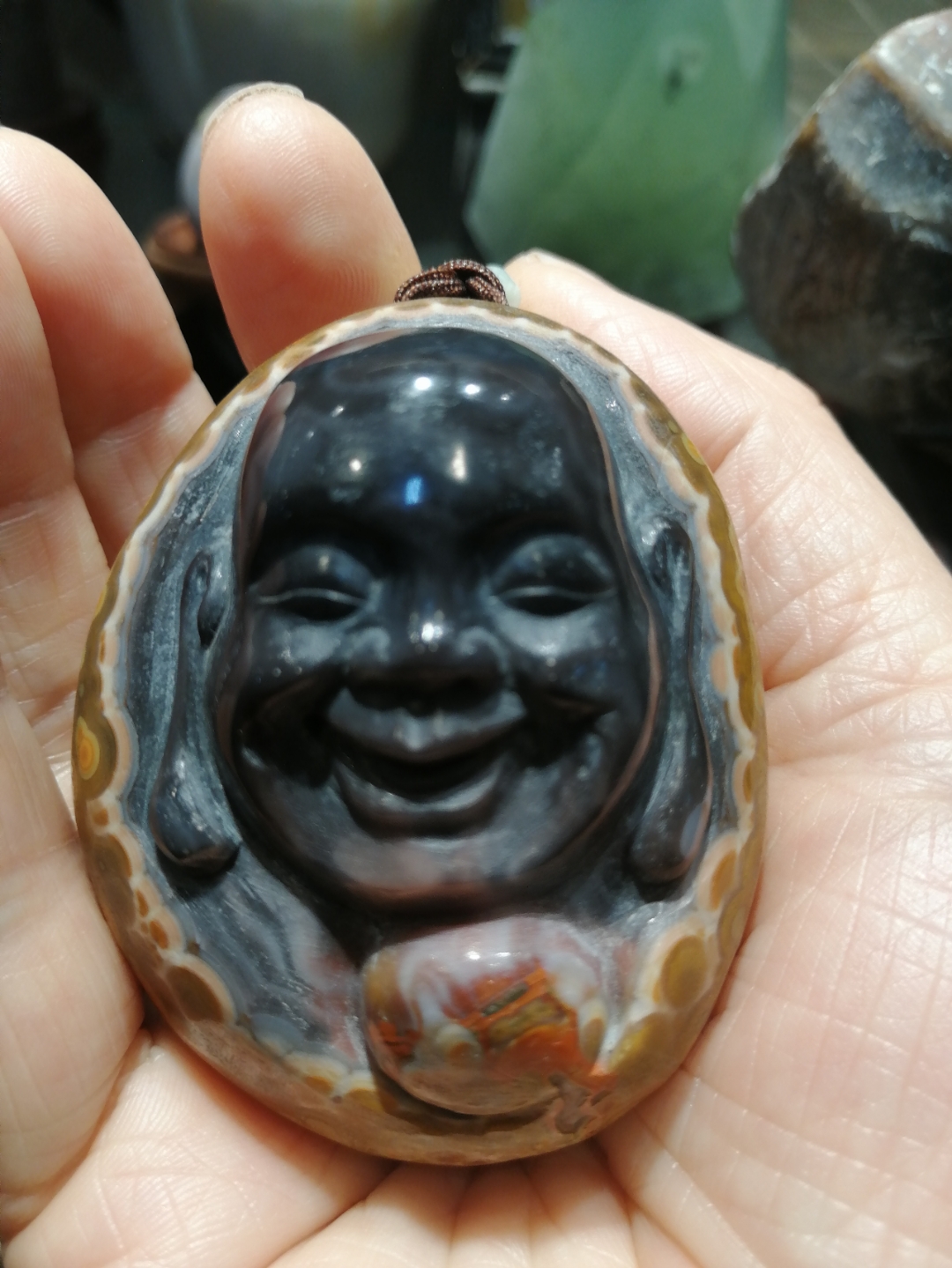 战国红玛瑙象形手把件喜欢的的结缘