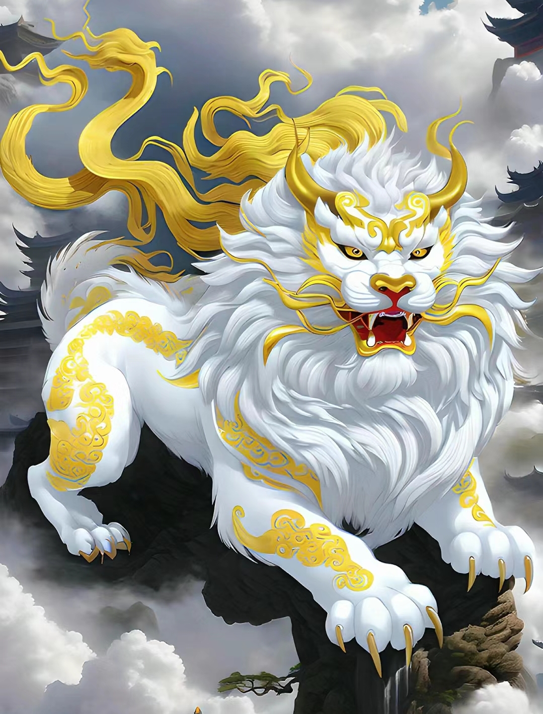 福寿康宁齐聚首, 吉祥如意满家园.