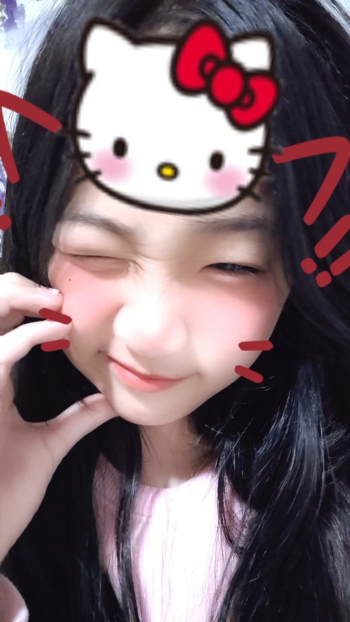 hello kitty头,萌妹子自拍,可爱表情包,粉嫩少女心