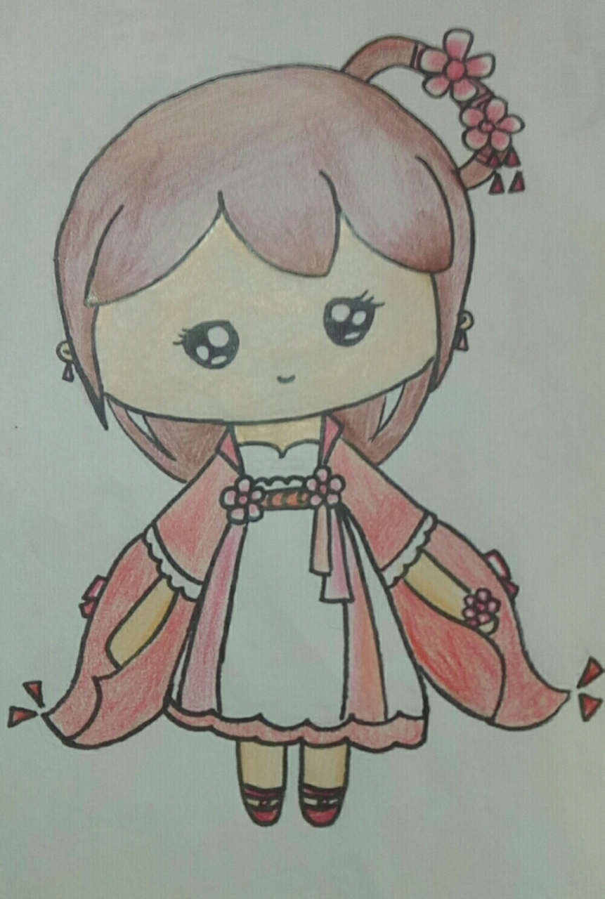 呐,我画的花小楼. q版的哦!