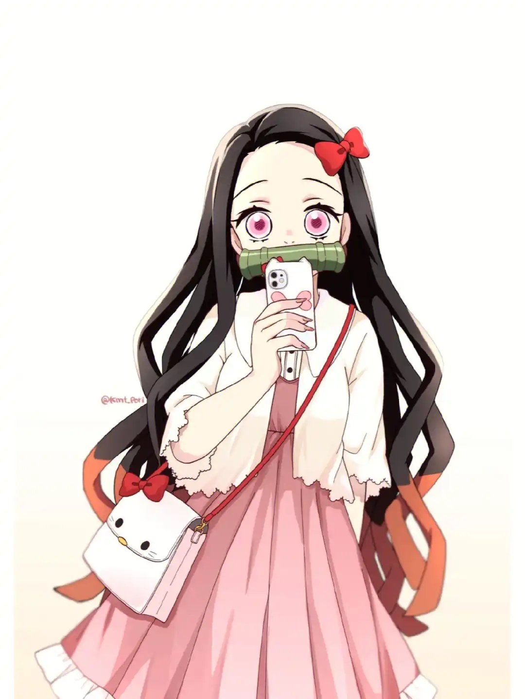 敲可爱的祢豆子#鬼灭之刃