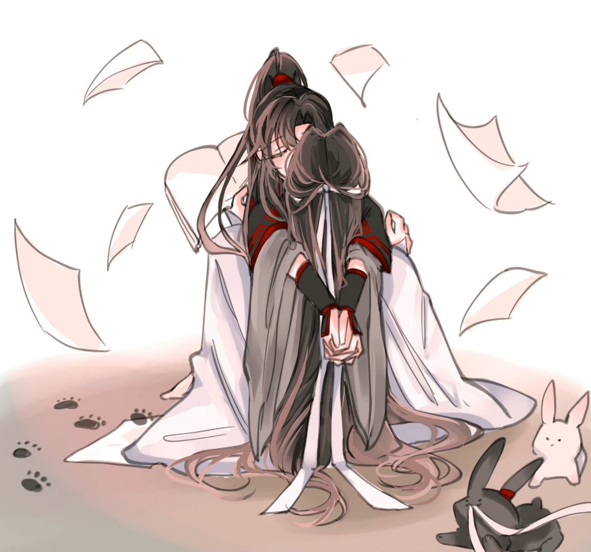 魔道祖师# "蓝湛,别看书了,看我"