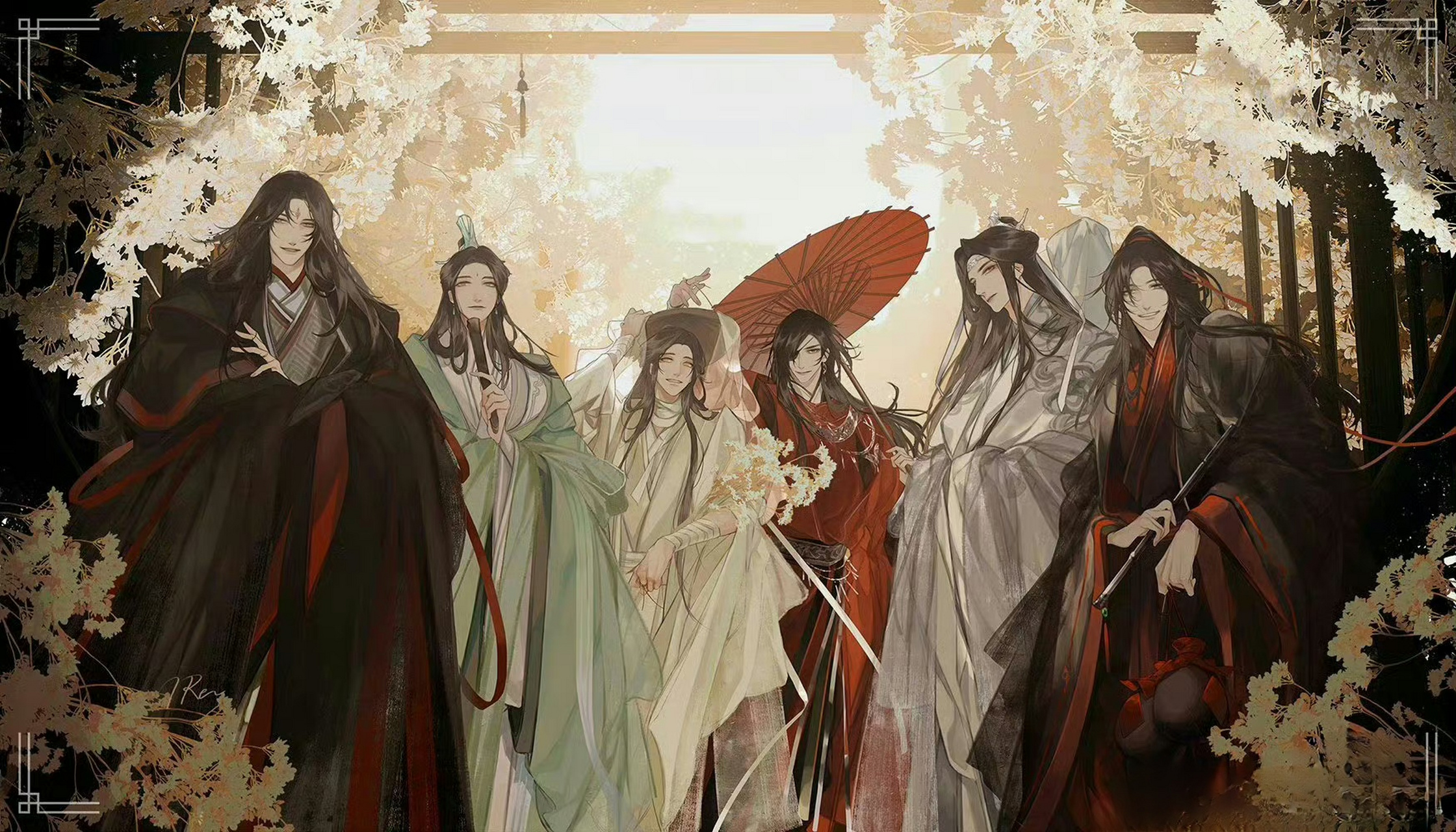 天官赐福##魔道祖师#  浪漫至死不渝,墨香三cp永远热恋 twi:irenrinn