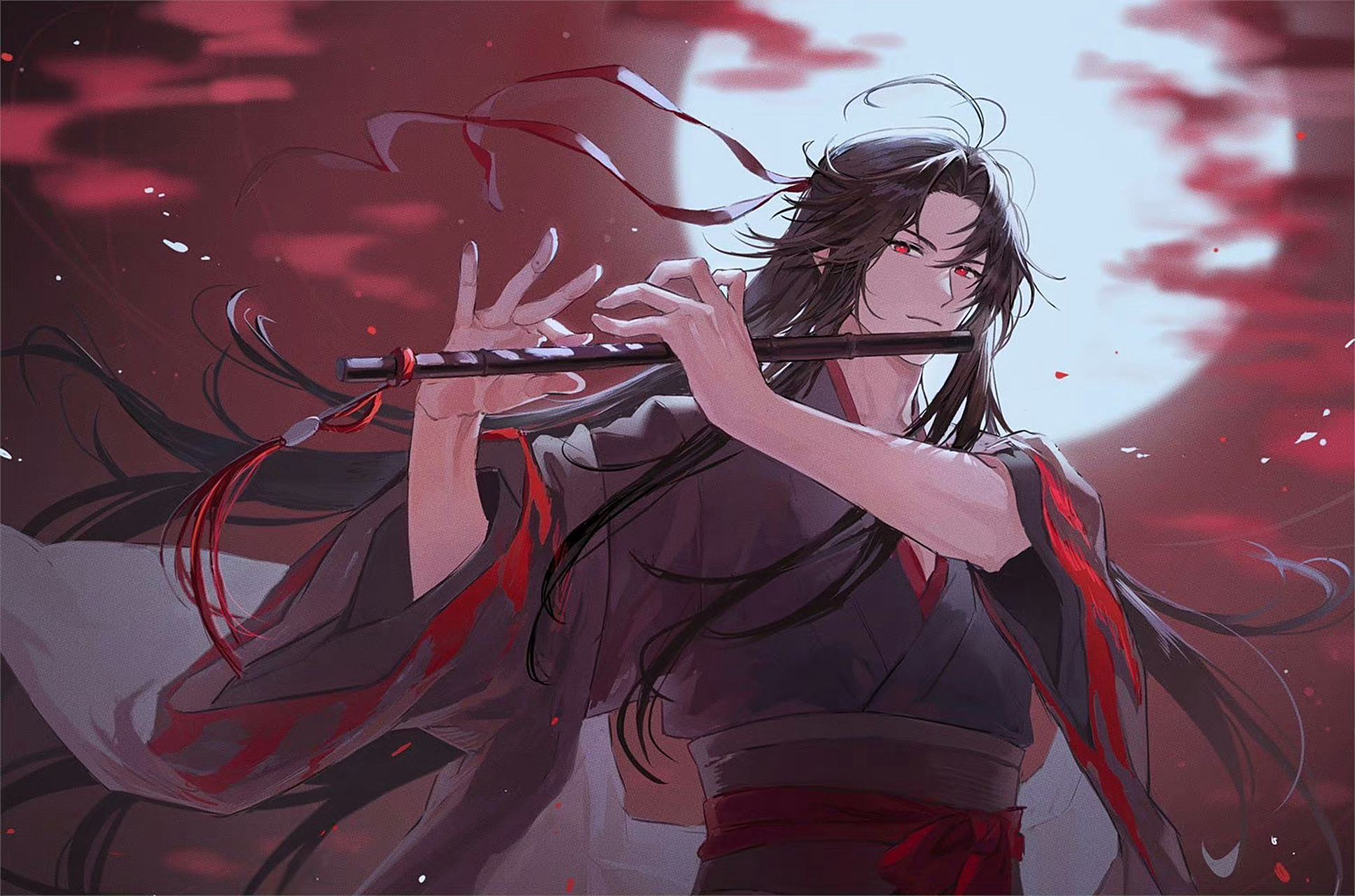 魔道祖师#  老祖羡太帅了,夷陵老祖魏无羡帅我一脸[期待] twi:sun