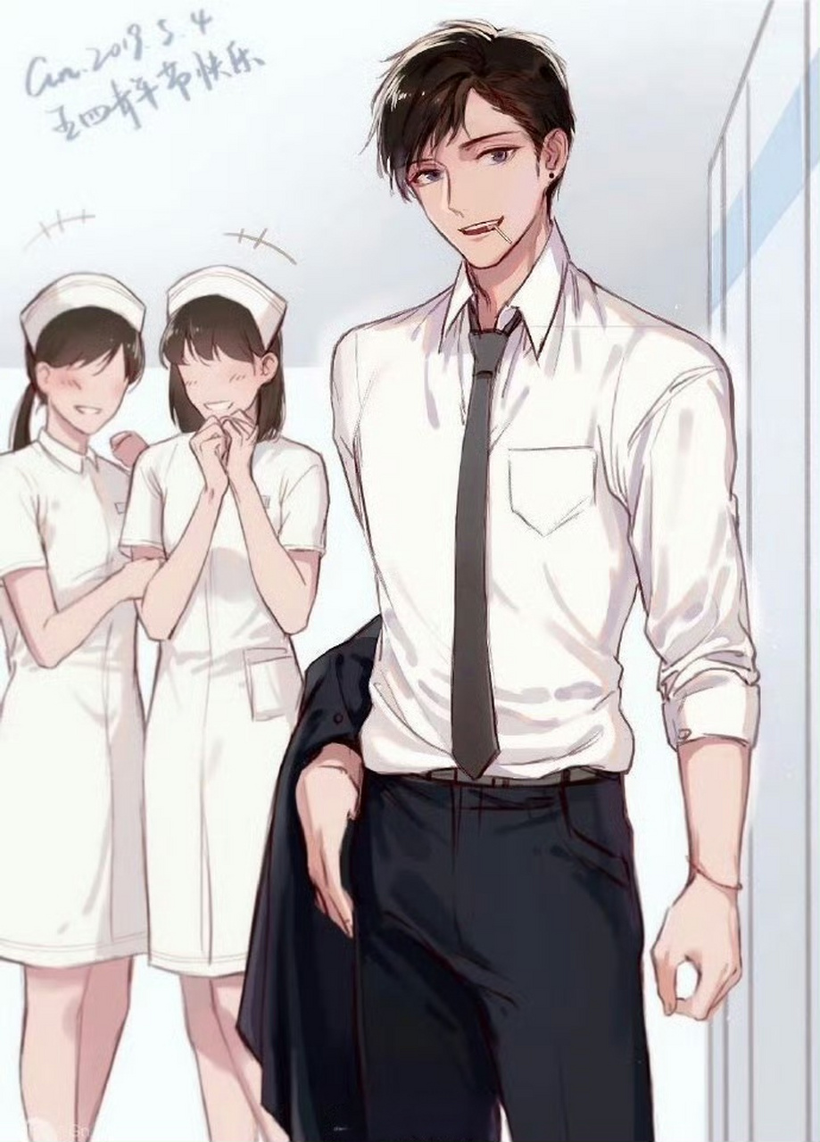 伪装学渣##动态连更挑战#  贺朝x谢俞,朝哥接谢医生下班的场景[暗中