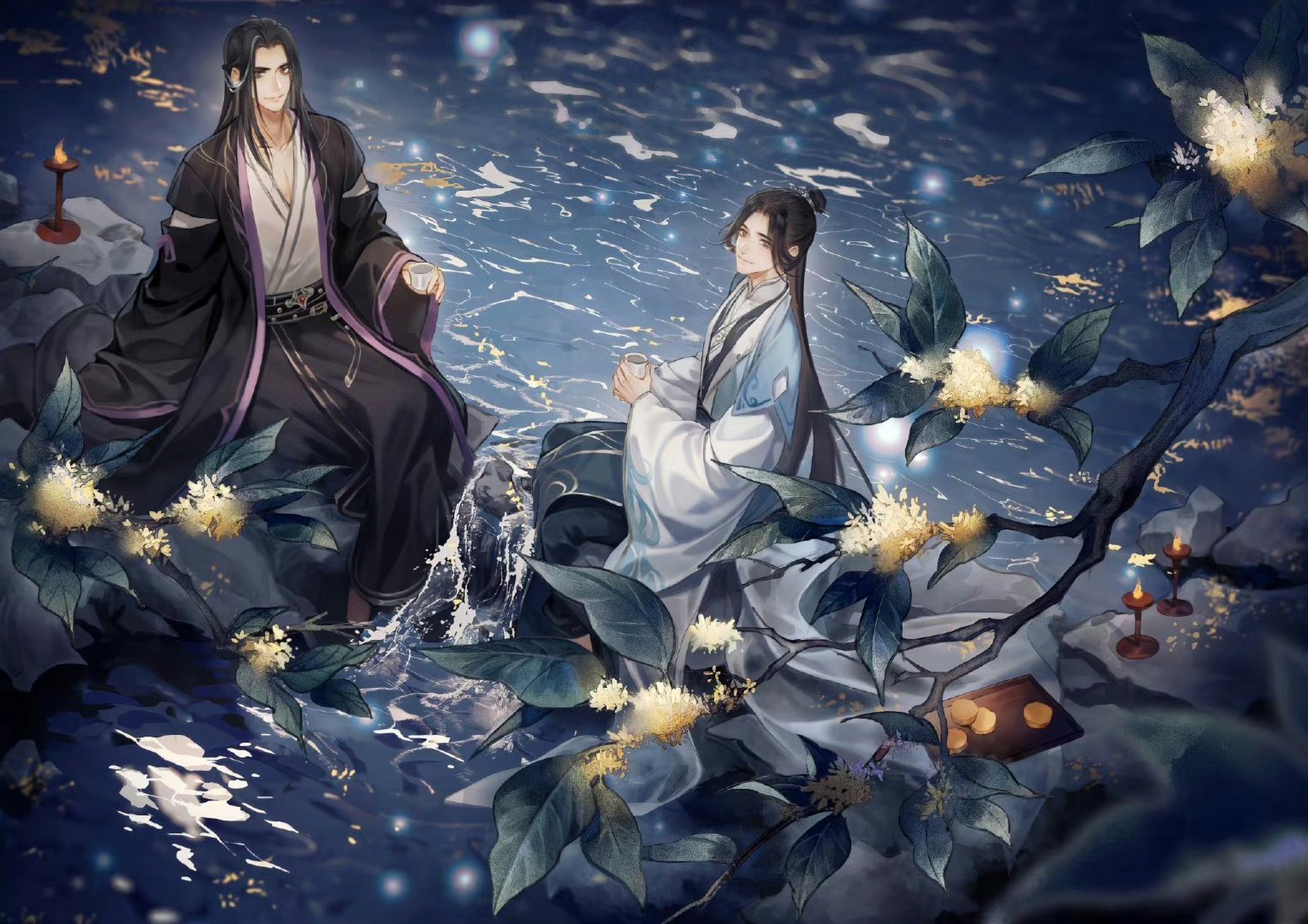 千秋##山河剑心# 山河剑心动画无水印版插图,老晏阿峤太甜了[比心]