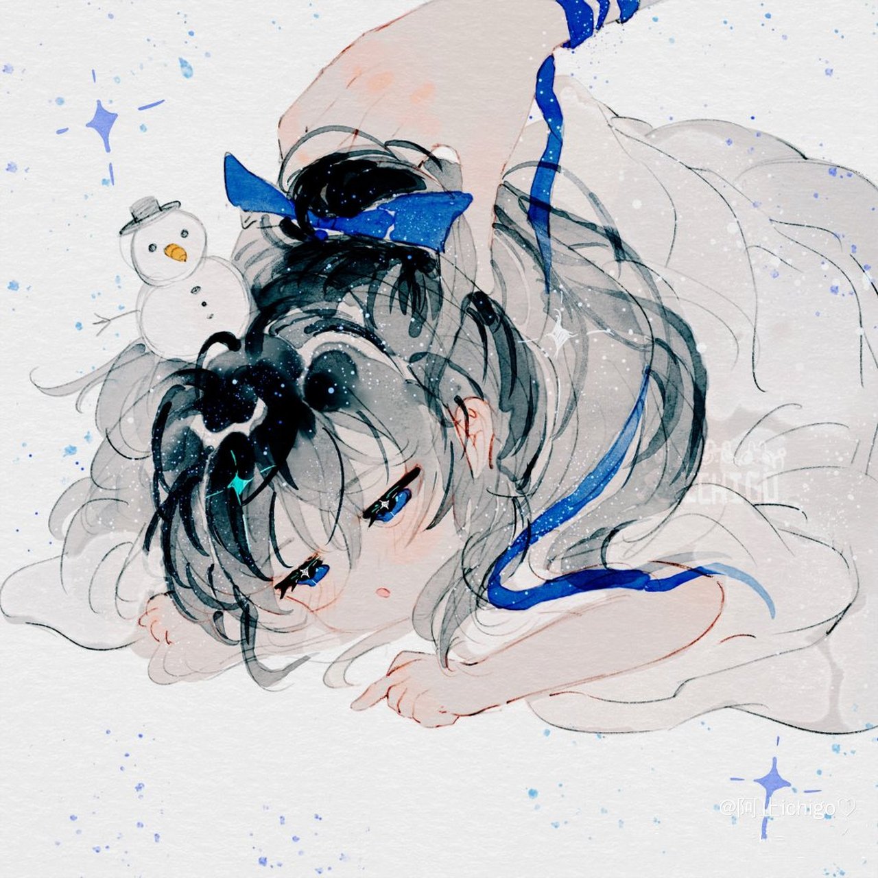 雪人好可爱呀~#判官木苏里