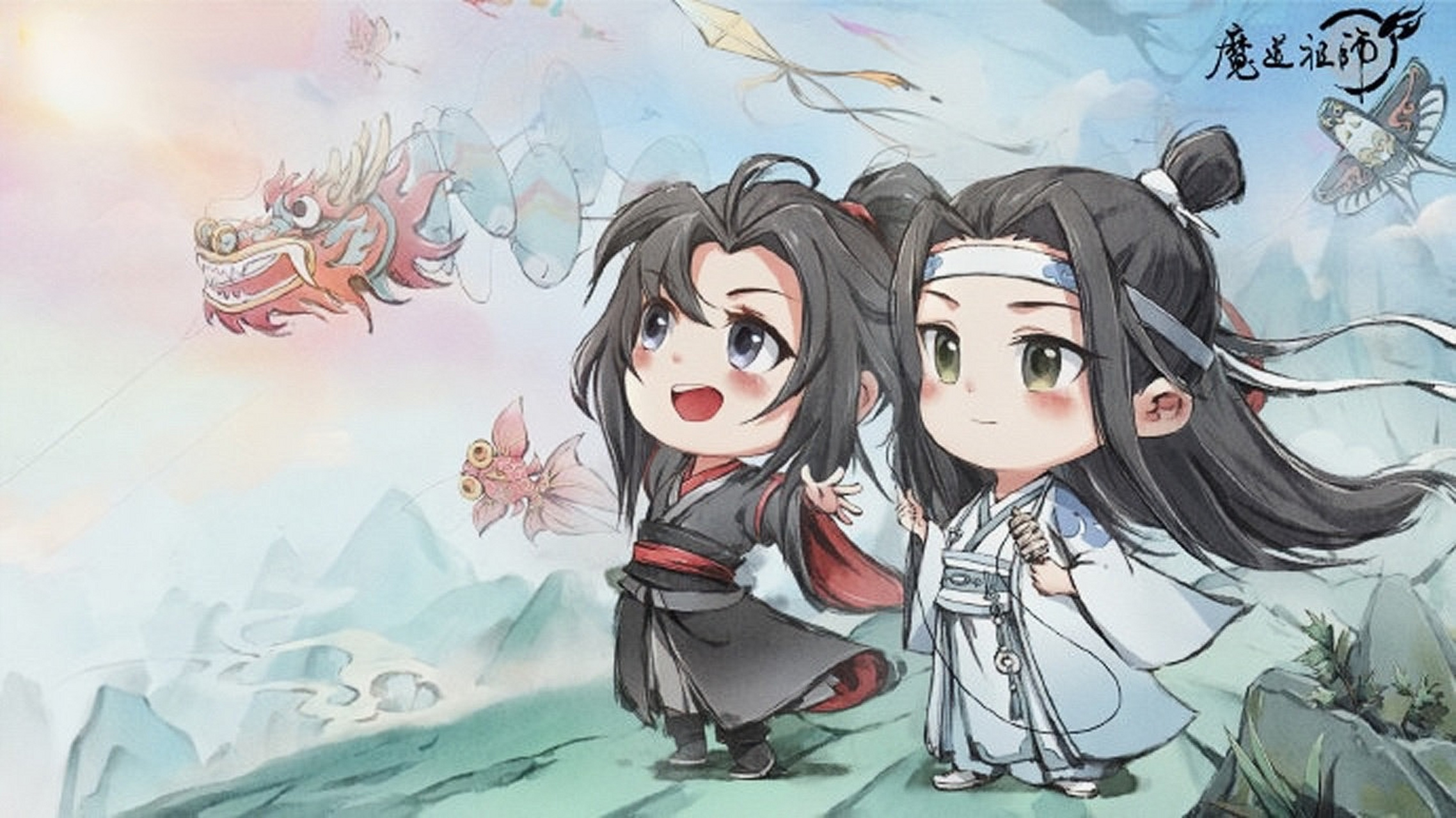 魔道祖师防疫手抄报图片