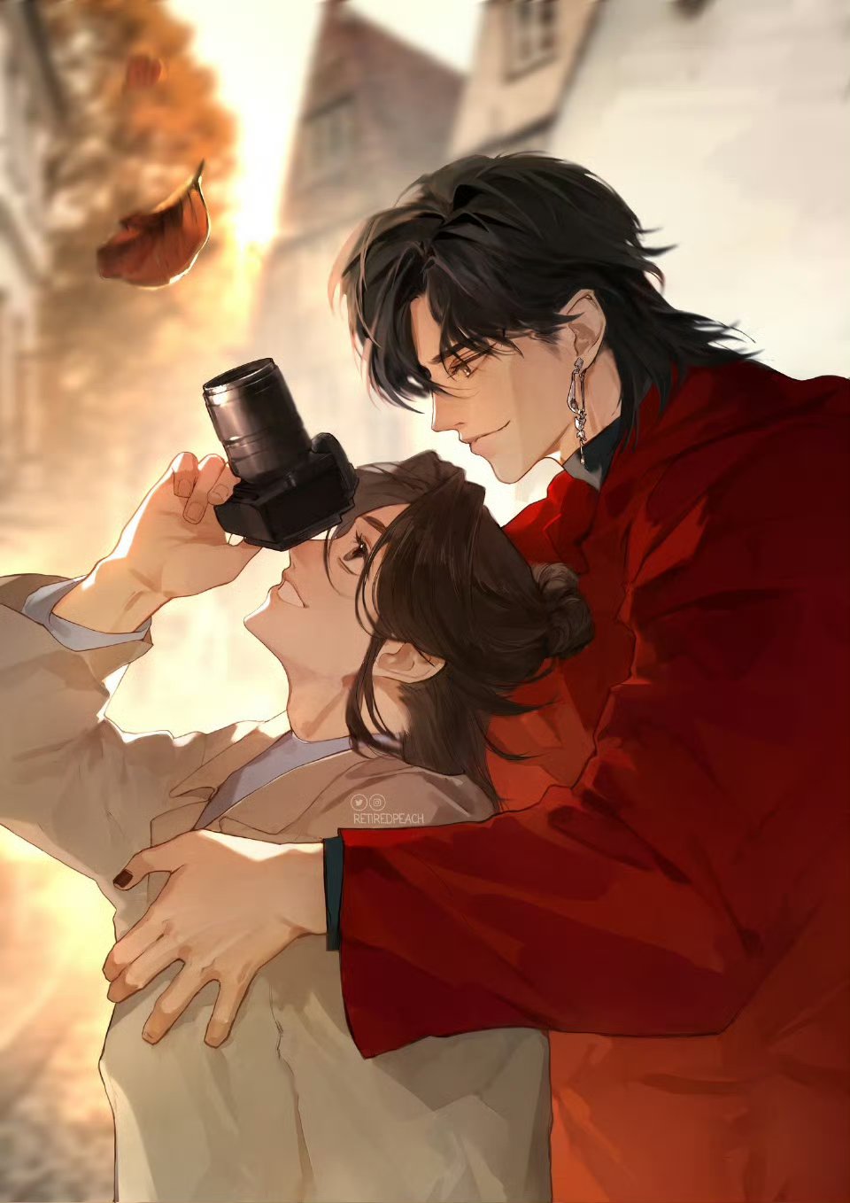 现代装!太米了! #天官赐福#