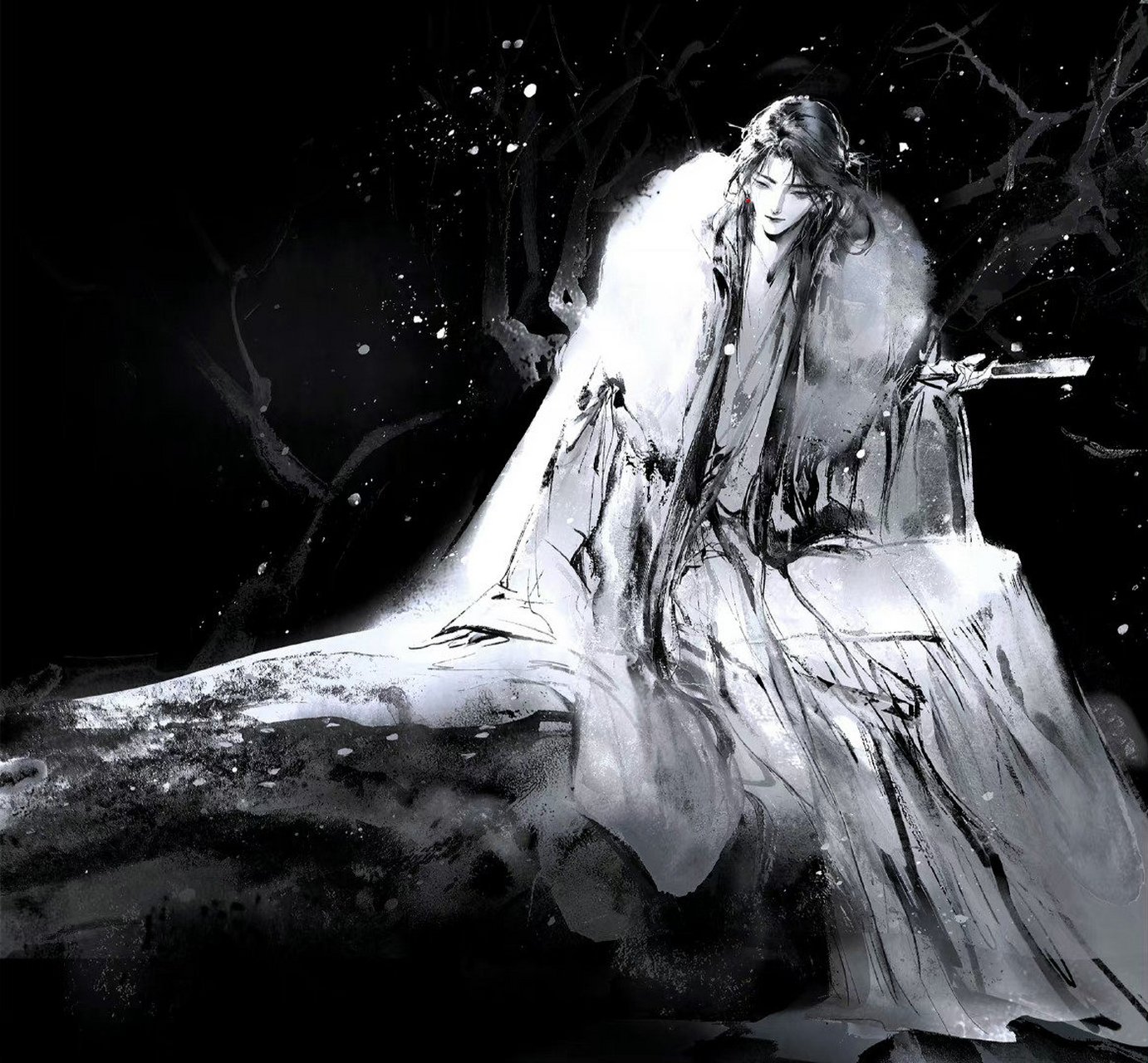 长阳太太笔下的舟舟,太美了~#将进酒