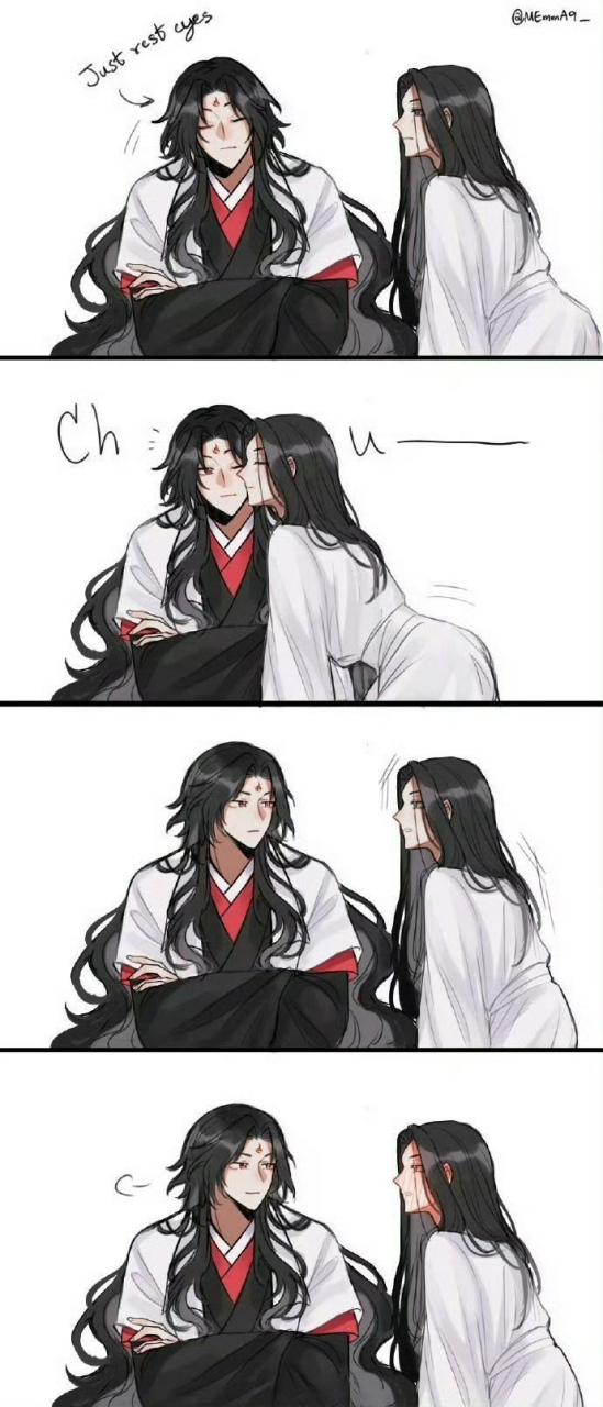 人渣反派自救系统# 冰九日常,主动的人反而害羞了～ twi:memma9