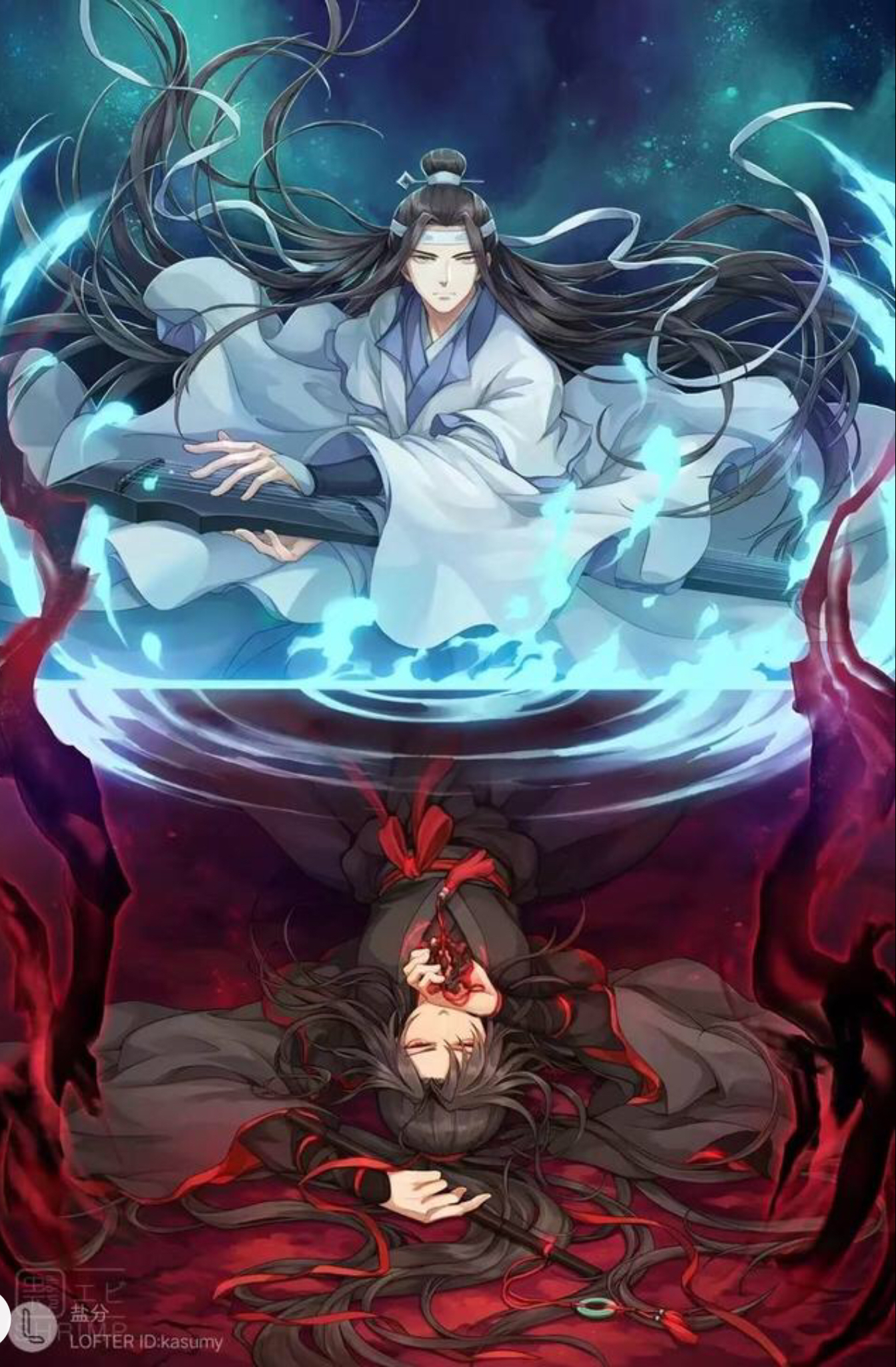 魔道祖师壁纸双人图片