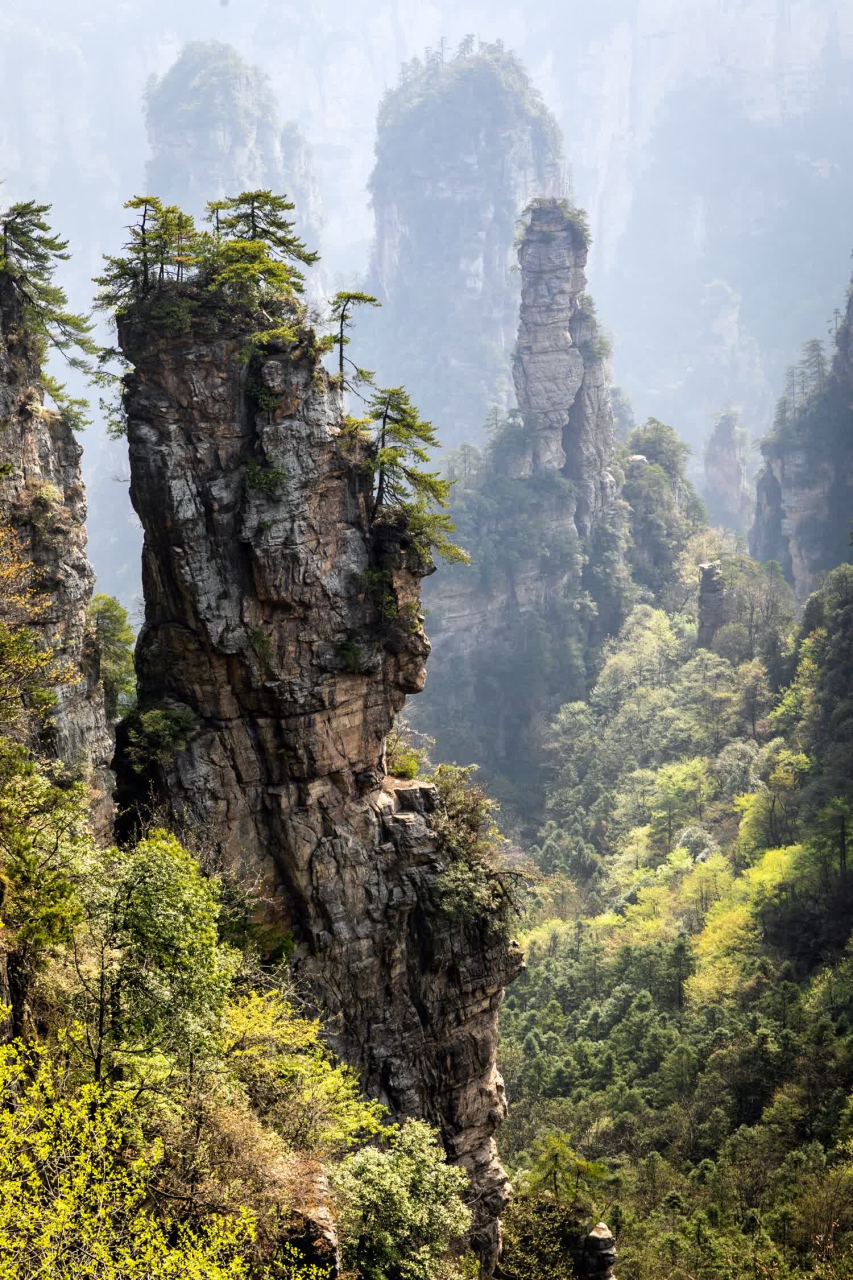 御笔峰被公认为是武陵源砂岩大峰林风光的标志景点,堪称天下一绝.