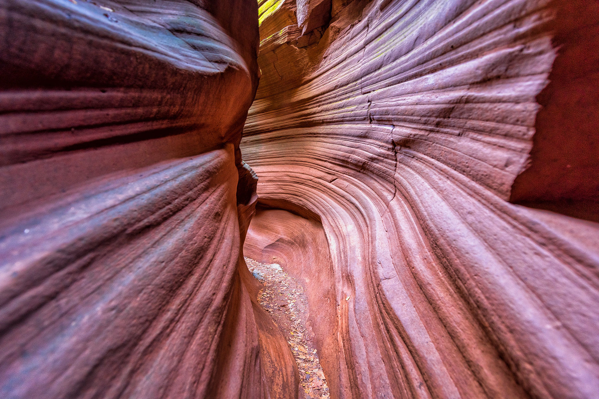 龙巴沟峡谷凹凸有致,曼妙身姿,线条优美流畅,变换神奇的色彩.