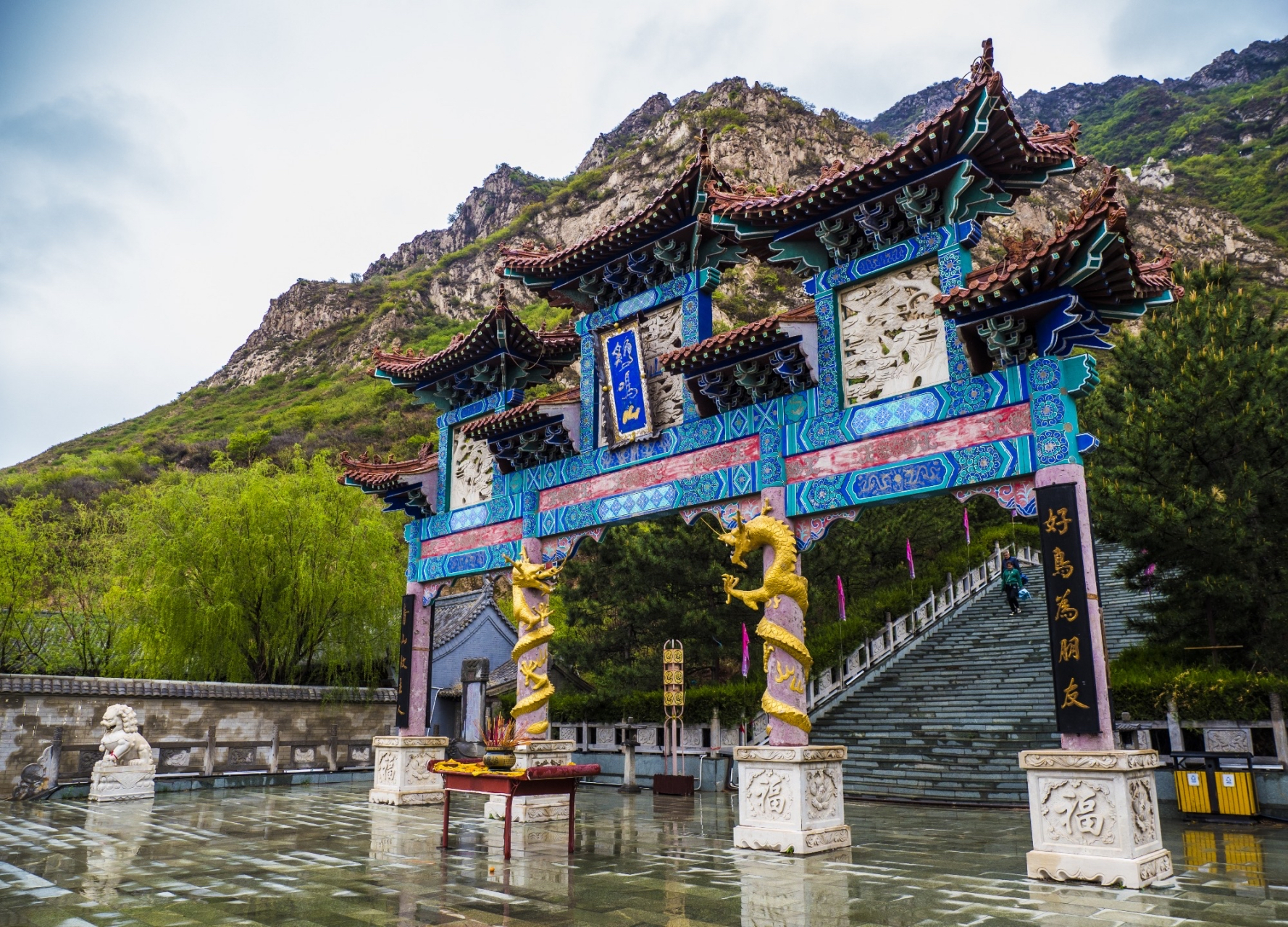 张家口鸡鸣山风景区图片