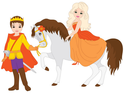 结婚灰姑娘王子跳舞简笔画卡通阿拉伯王子图片大全王子公主舞蹈画骑马