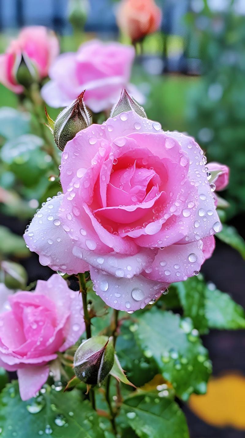 美丽的花朵,粉红的回忆