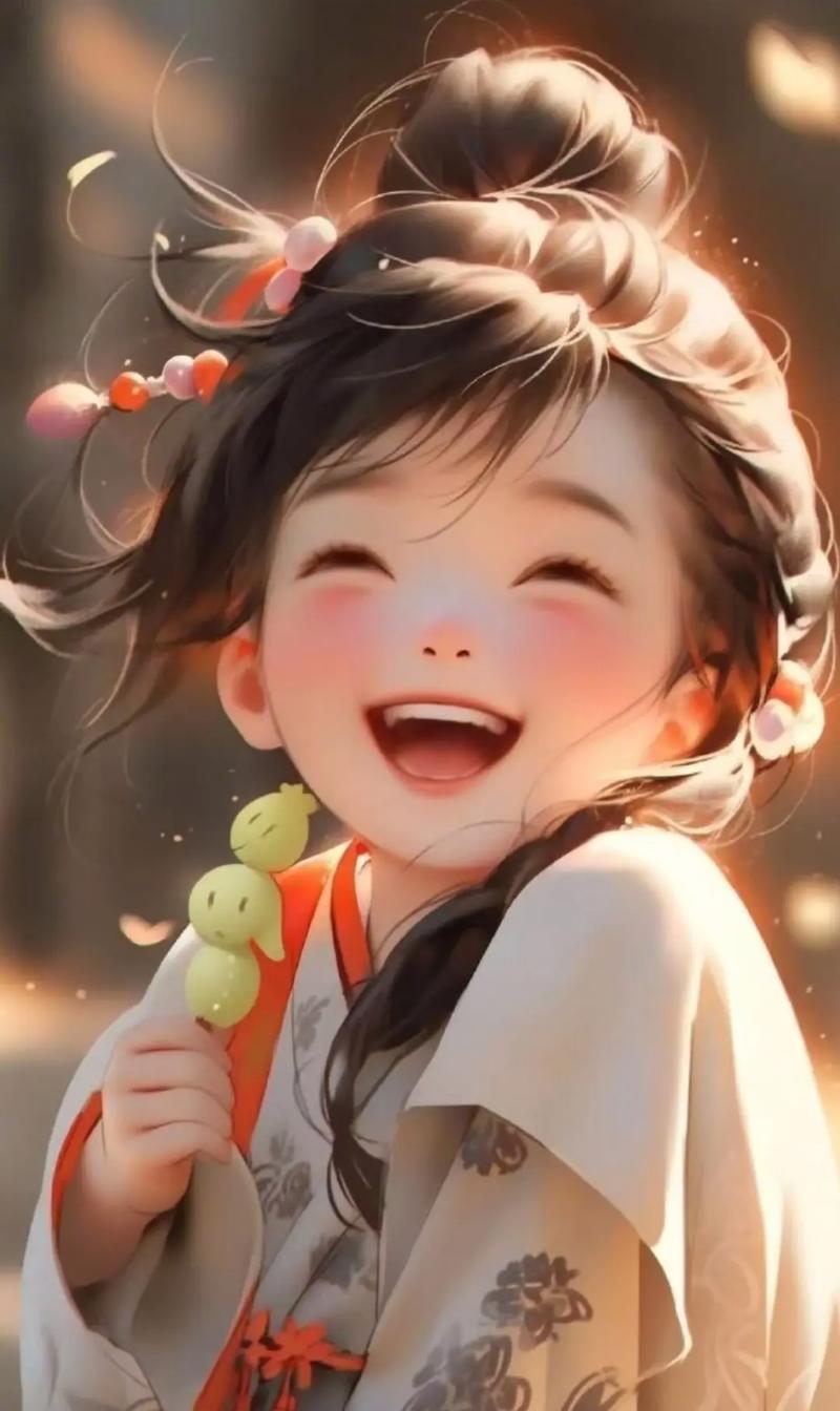 美丽年少,开怀大笑,我可爱,我幸福