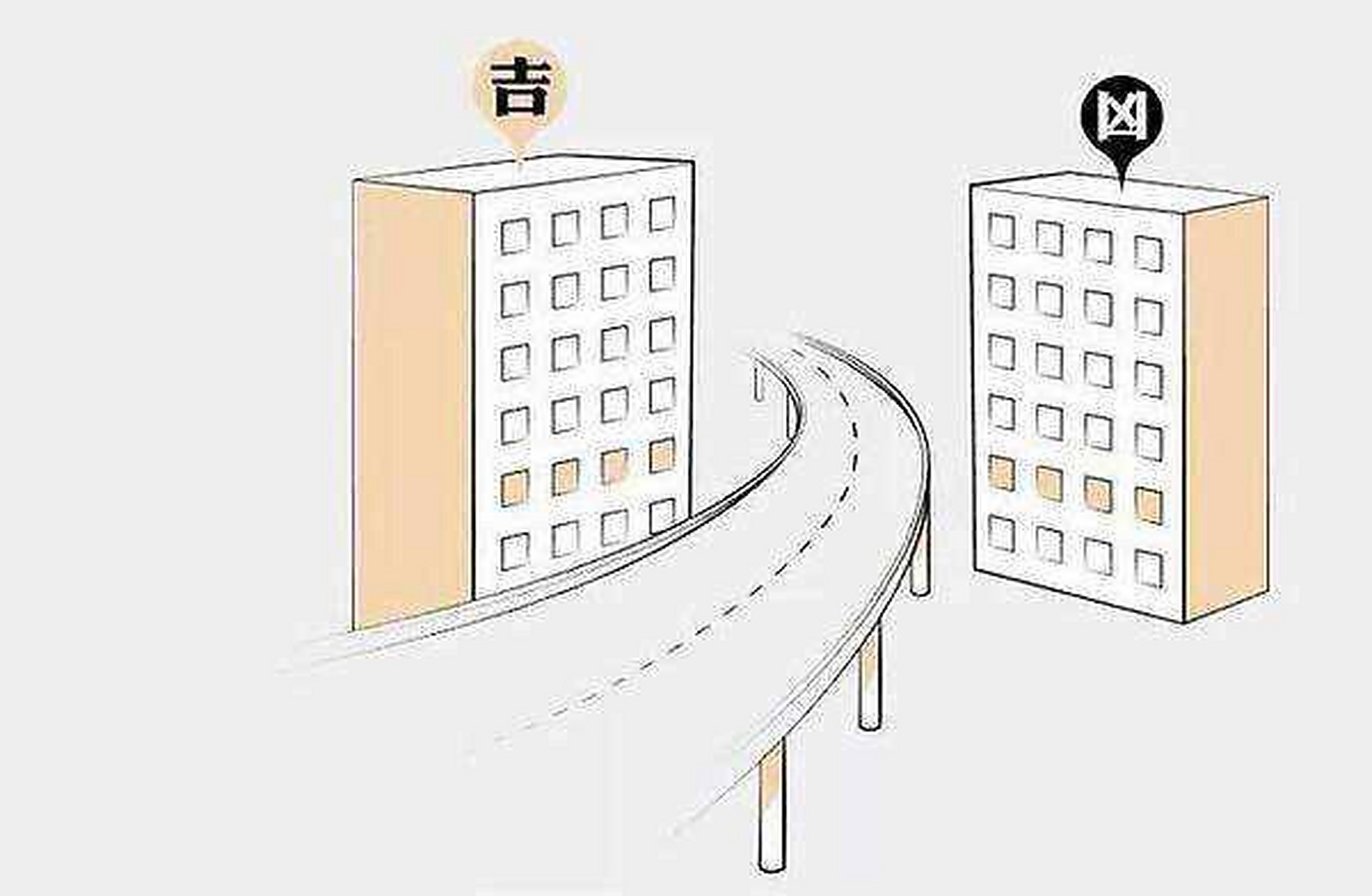 反弓煞是风水中比较常见,危害很大的一种形煞