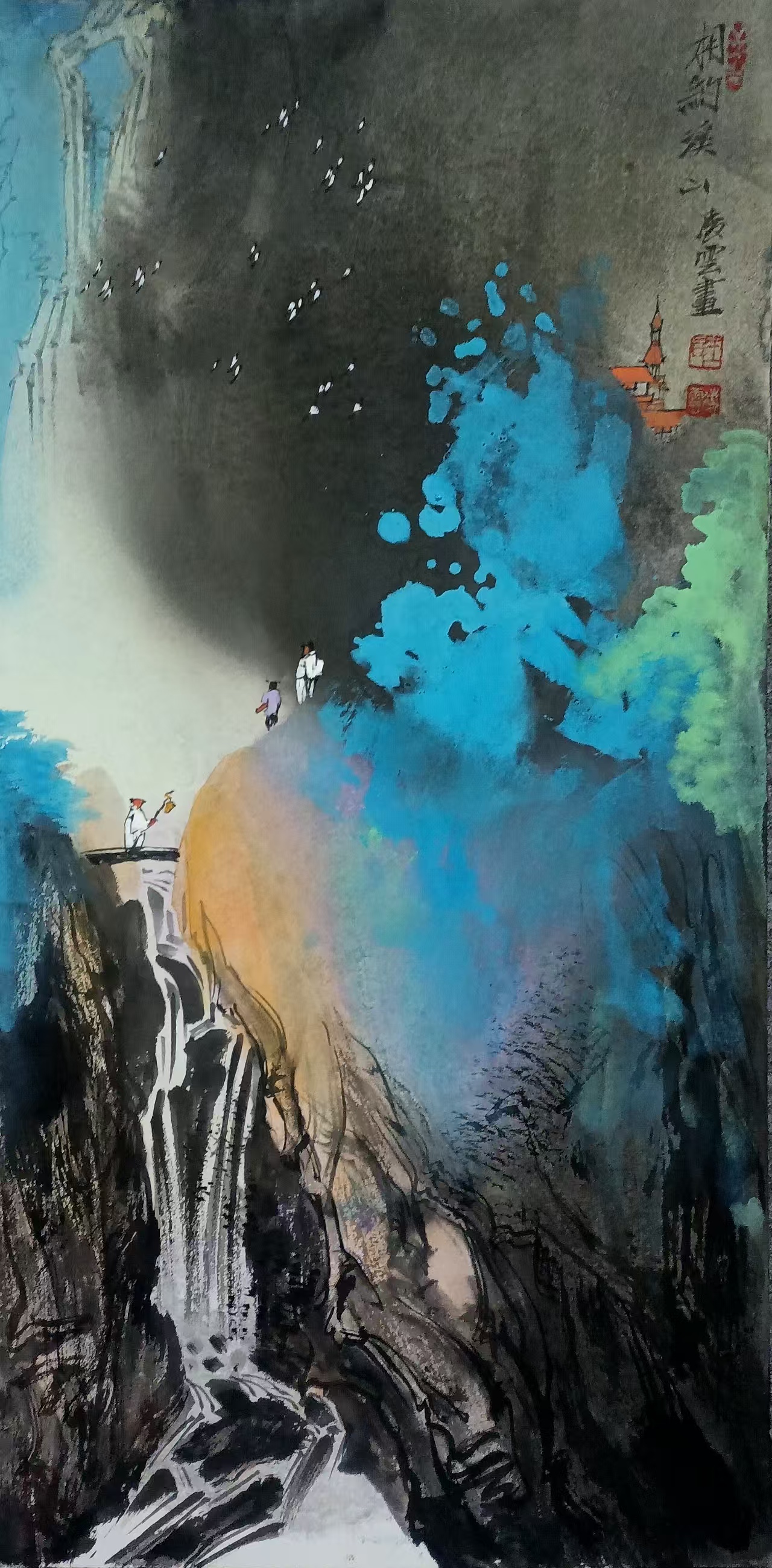 这是什么野路子,墨和颜色不要钱了吗?