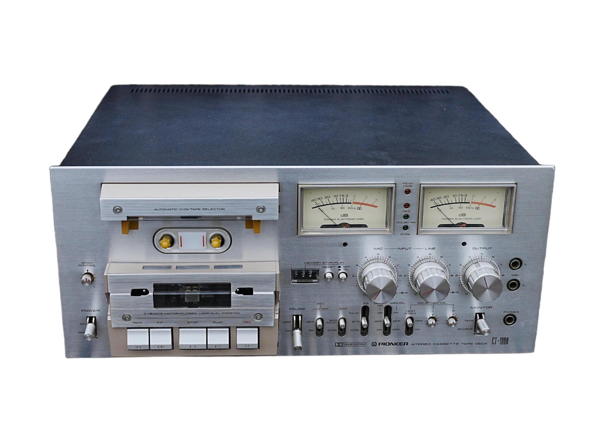 1000 旗舰卡座机,开放式卡座机,日本先锋电器顶级磁带卡座