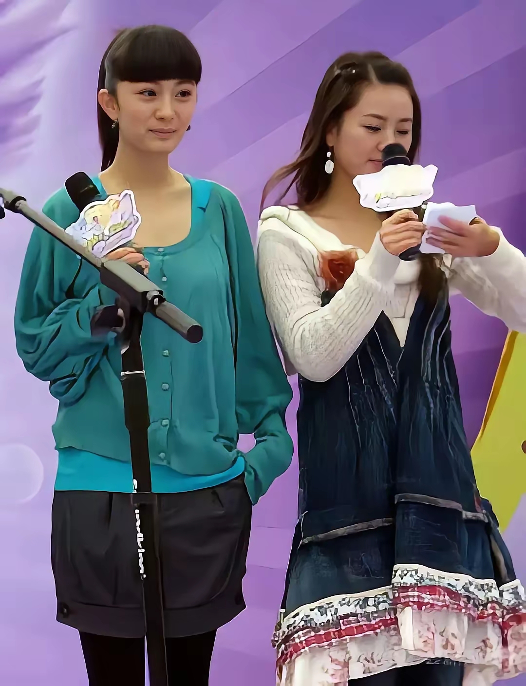 那时候杨幂看起来真的有种初来乍到懵懵懂懂的样子