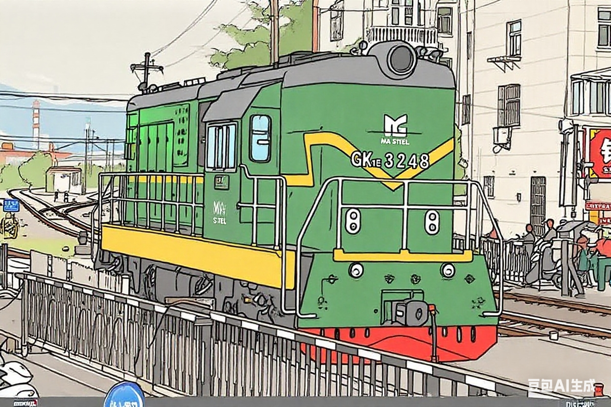gk1e型内燃机车是我国自主研发的调车兼小运转用机车,采用电传动技术