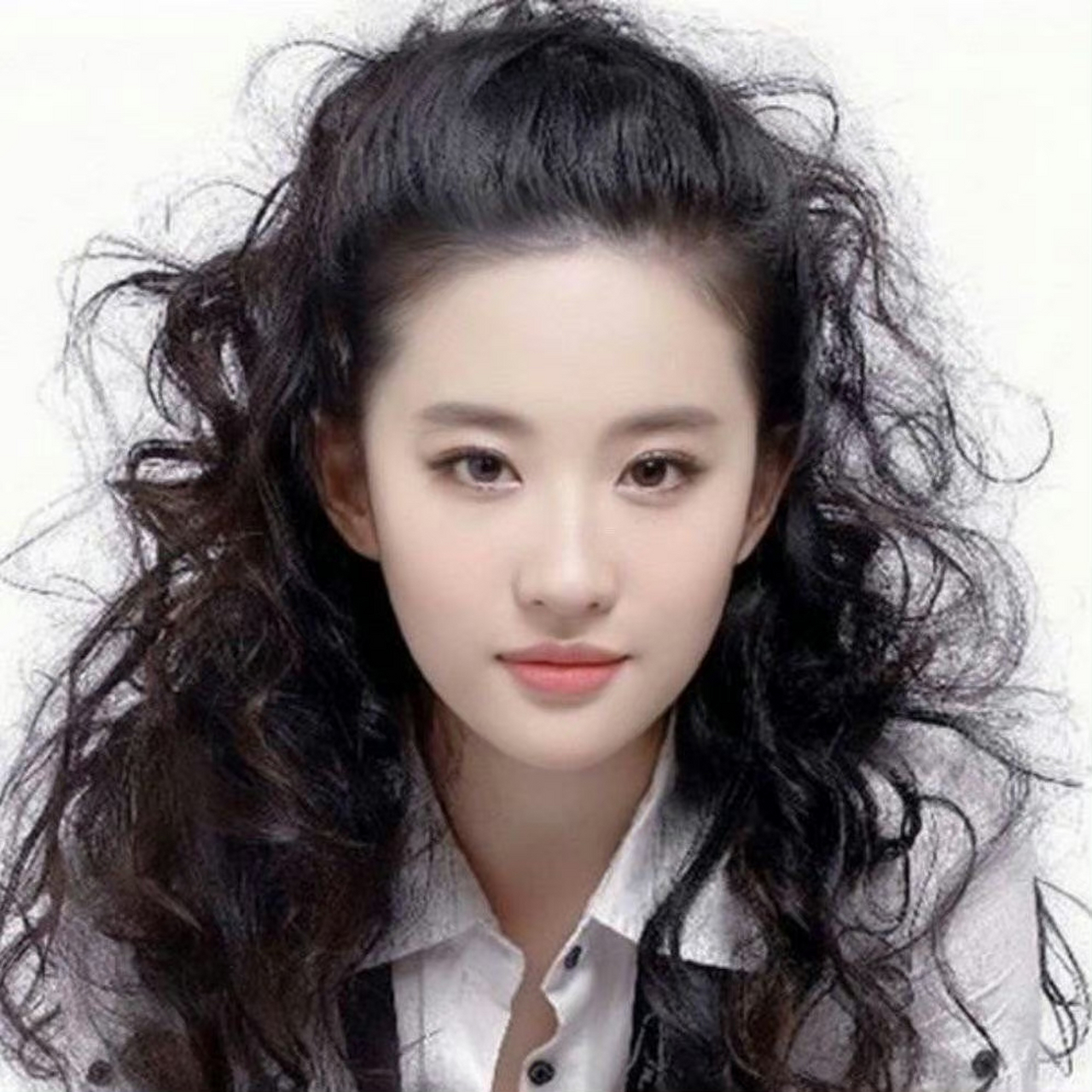 刘亦菲发型图片最美图片