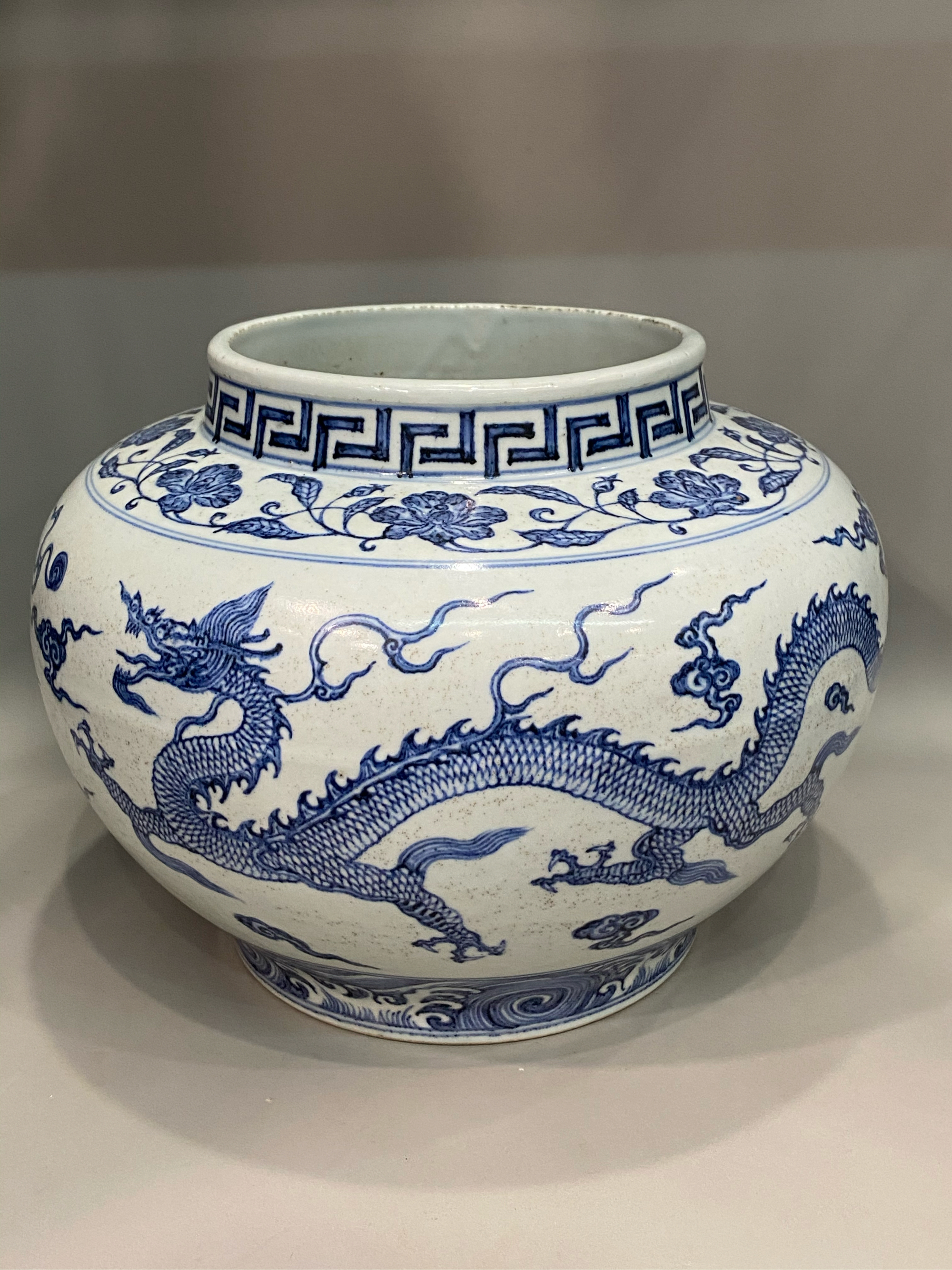 明代早期青花罐真品图图片