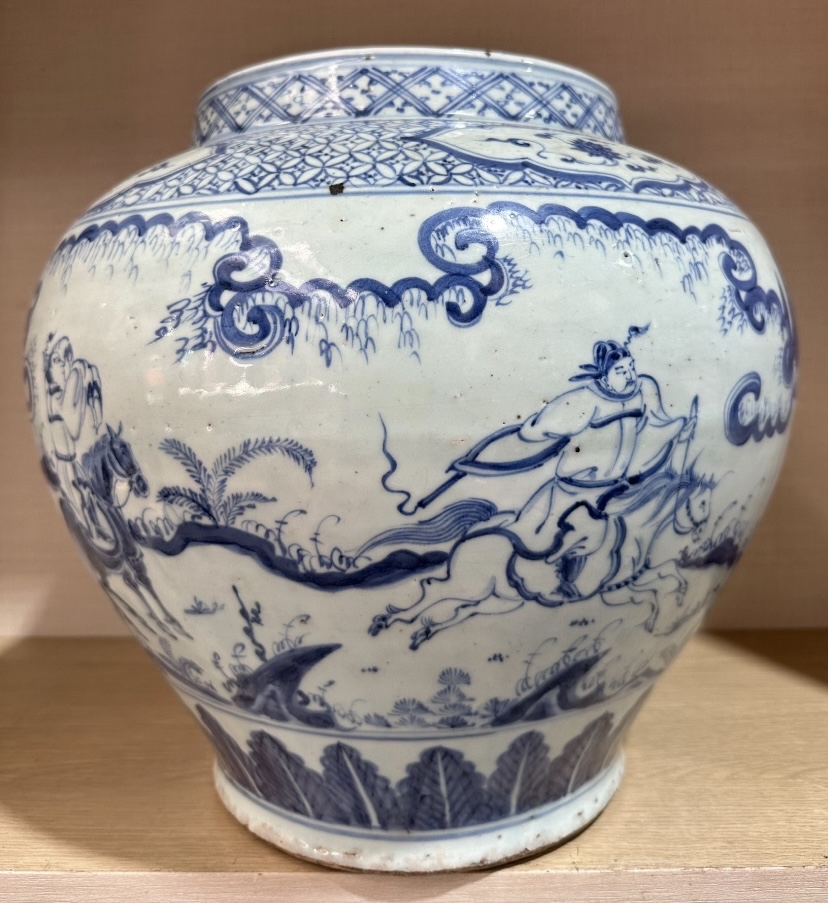 明代早期青花罐真品图图片