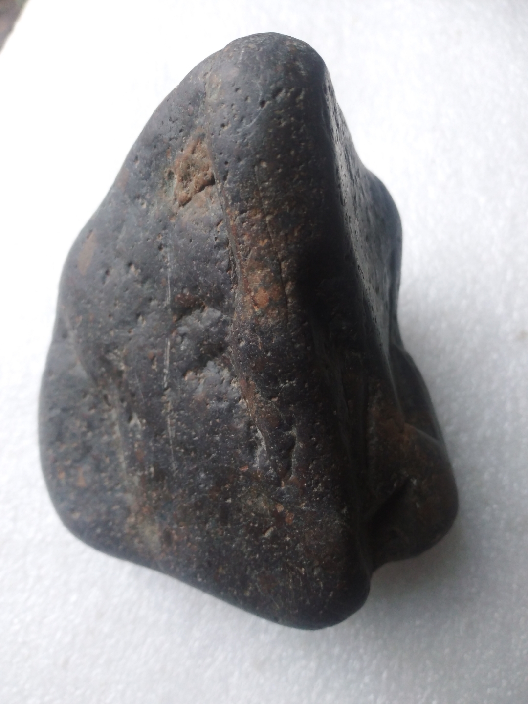 这些石陨石是1976-3-8日吉林市陨石雨的斜长辉陨石,经历49年它们的