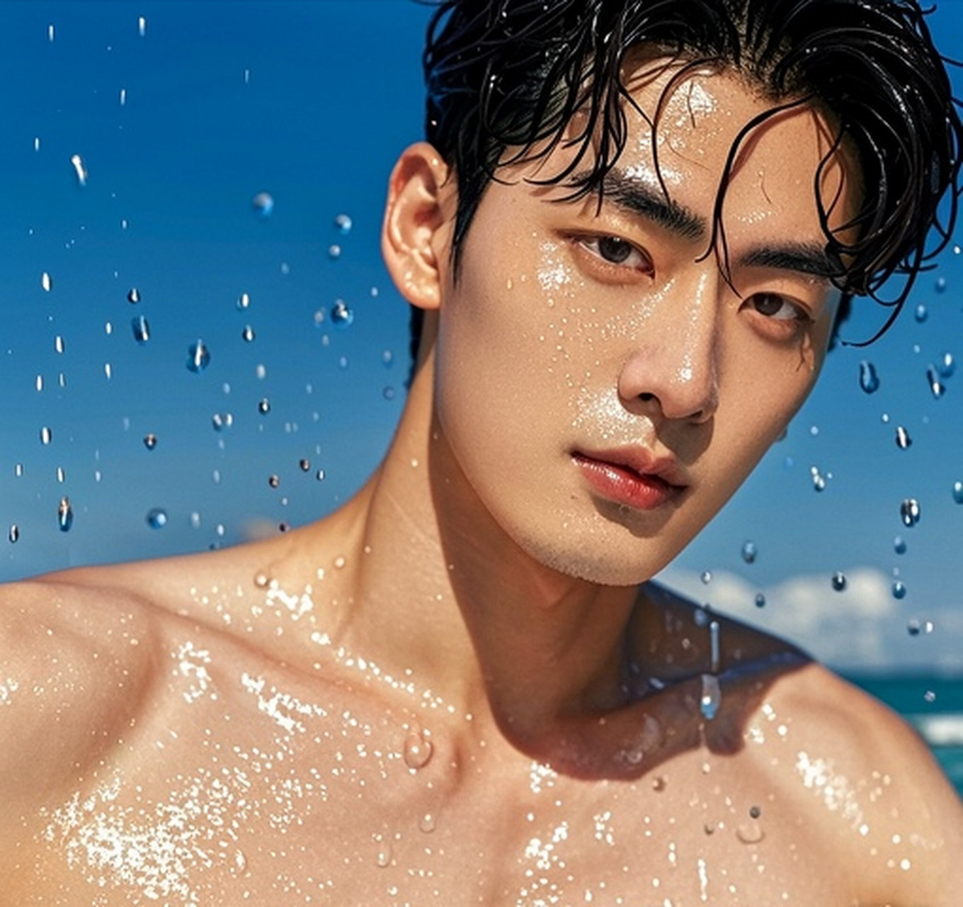 02请你欣赏#   赏此美男图,犹如遇见一场华丽的视觉盛宴,他的俊美